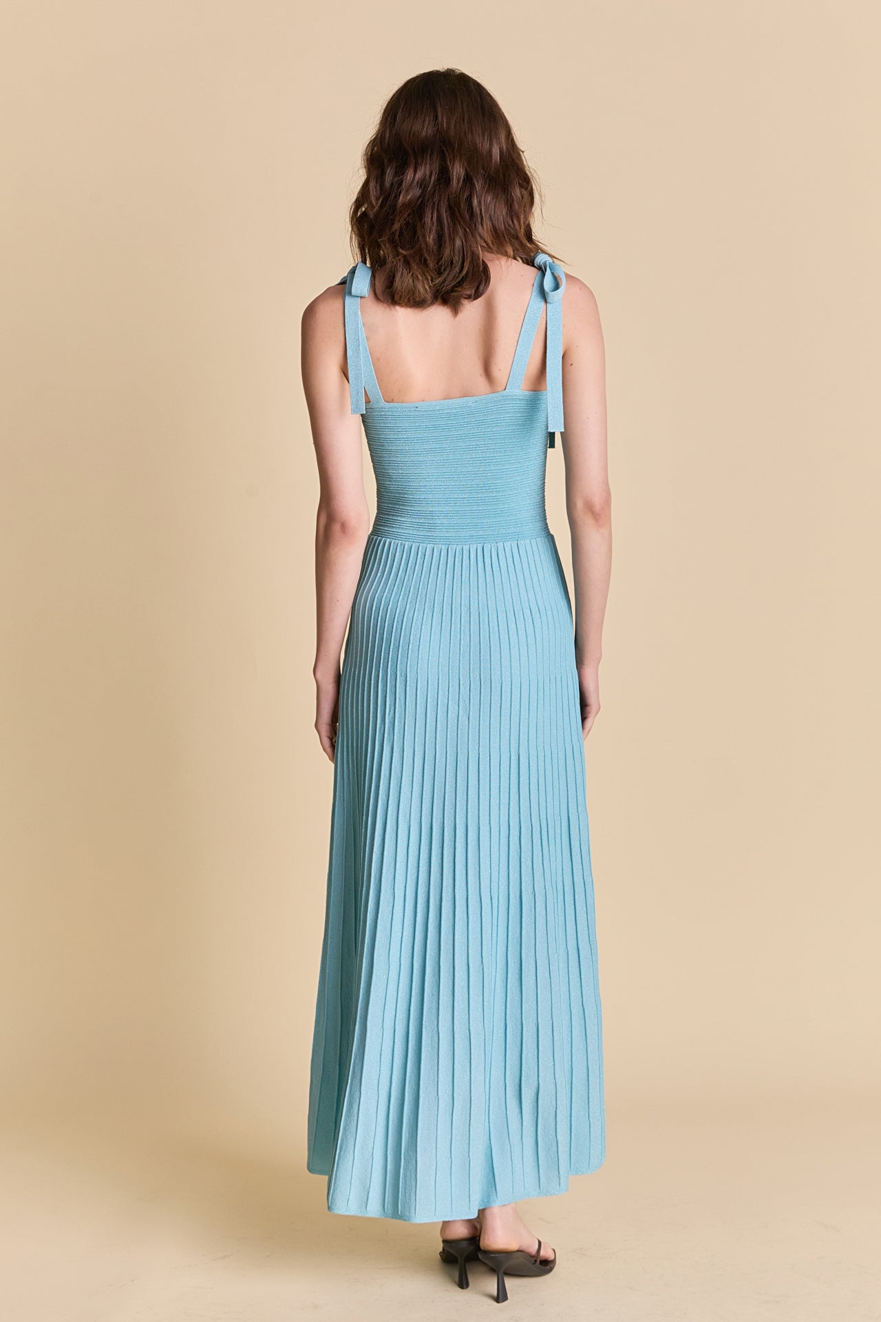 ENDLESS ROSE - Lurex Sleeveless Maxi Dress - DRESSES available at Objectrare