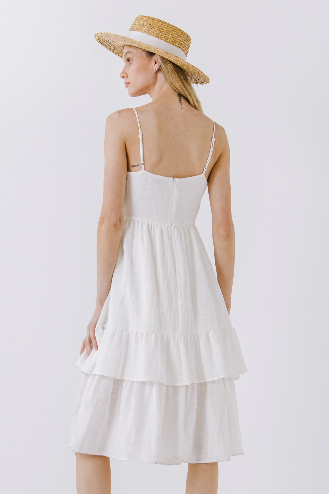 ENDLESS ROSE - Two Tiered Midi Dress - DRESSES available at Objectrare