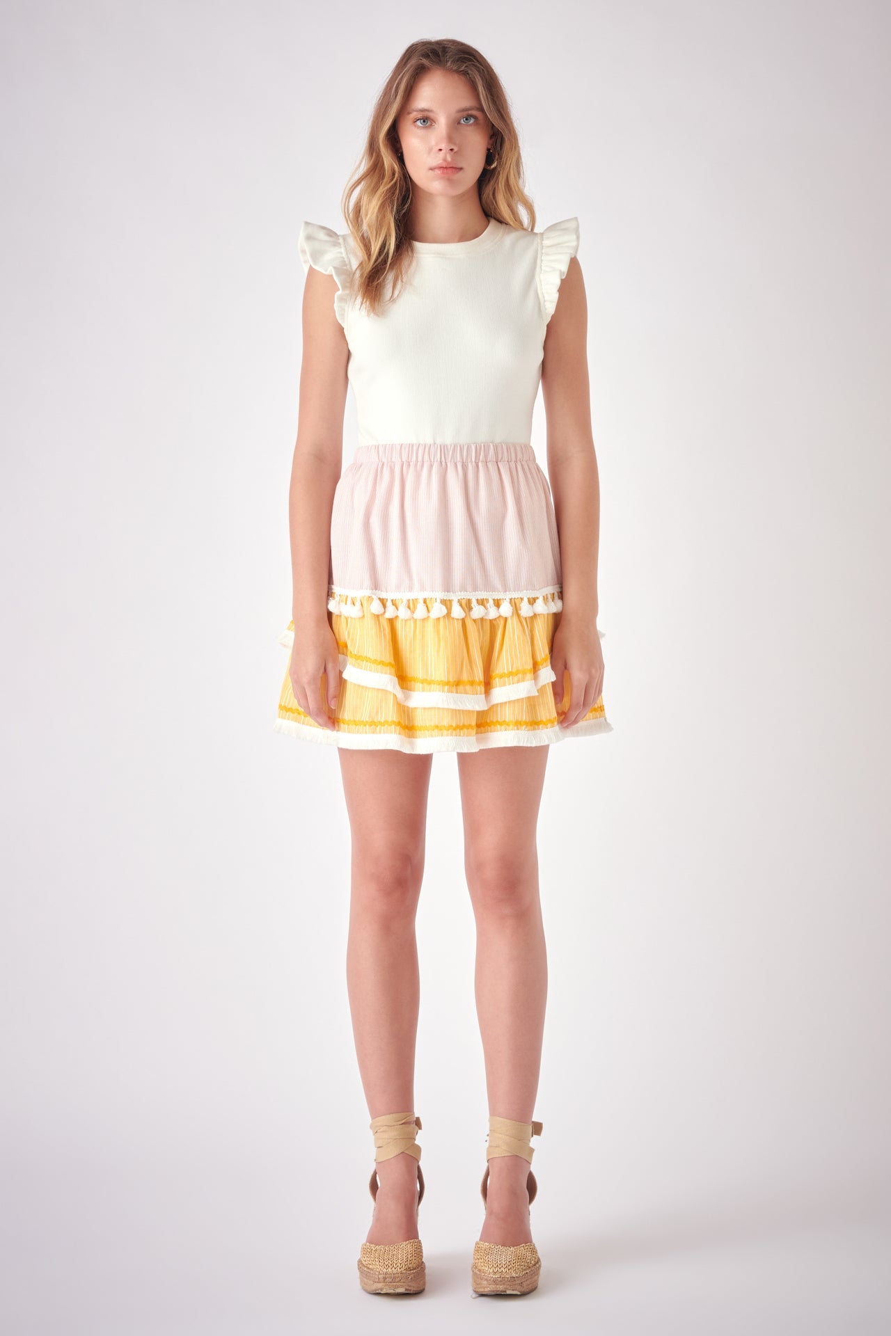 FREE THE ROSES - Embellishment Skirt - SKIRTS available at Objectrare