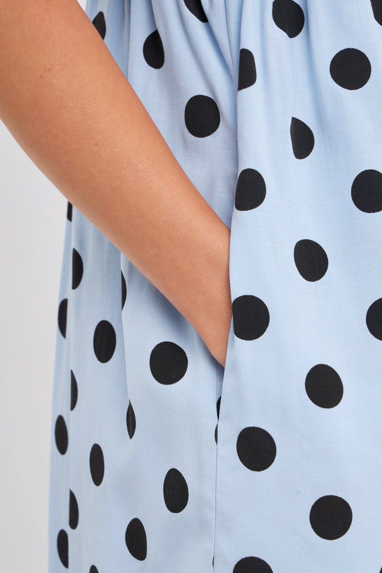 ENGLISH FACTORY - Dotted Babydoll Mini Dress - DRESSES available at Objectrare