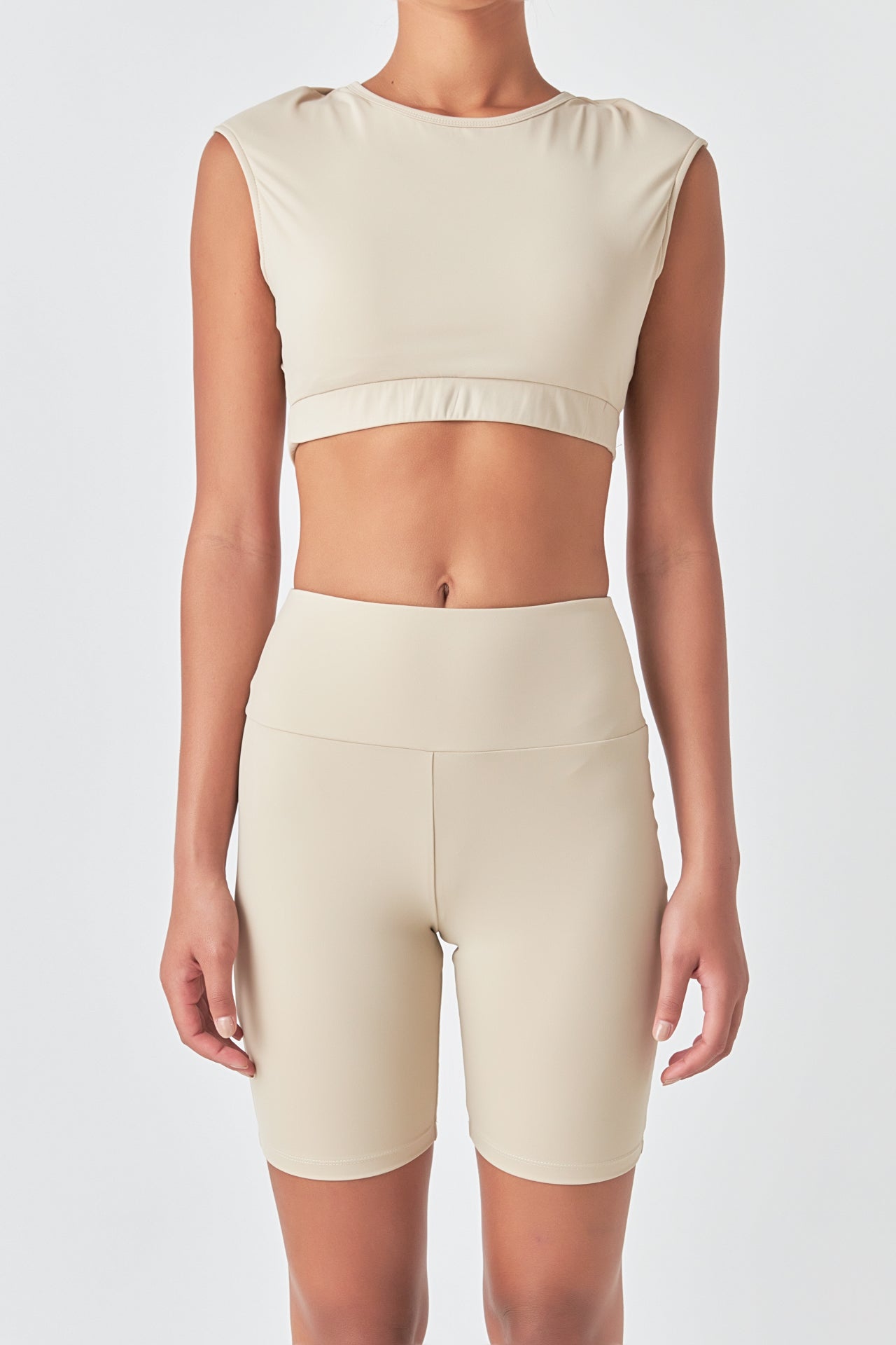 GREY LAB - Strappy Back Crop Top - TOPS available at Objectrare