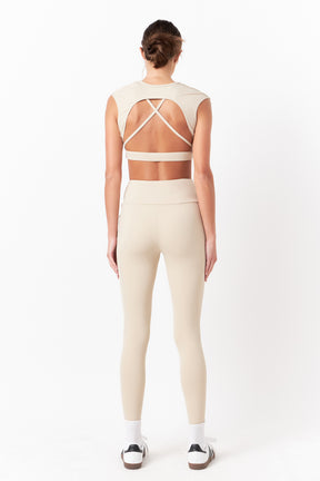 GREY LAB - Strappy Back Crop Top - TOPS available at Objectrare