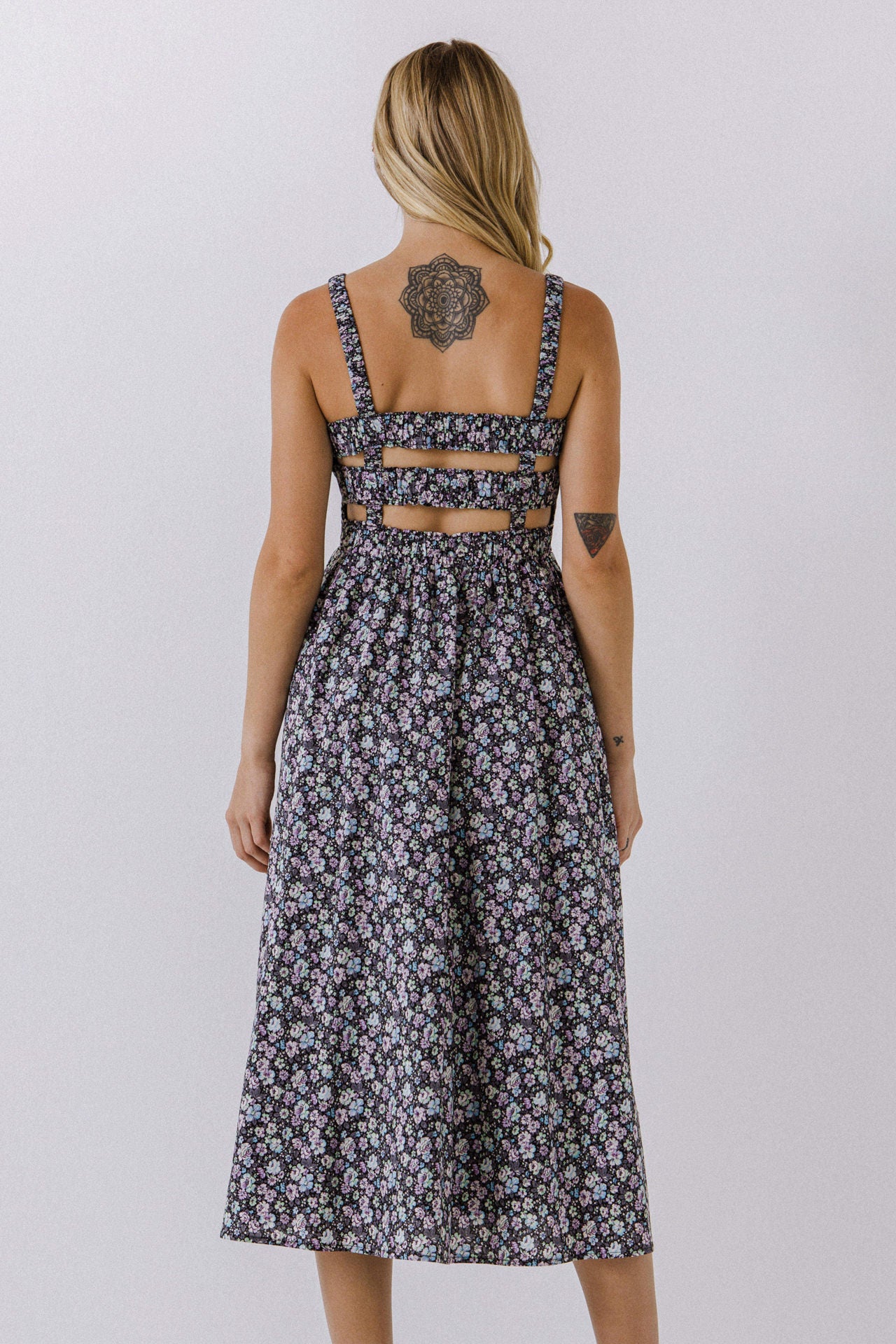 ENGLISH FACTORY - Floral Midi Dress - DRESSES available at Objectrare