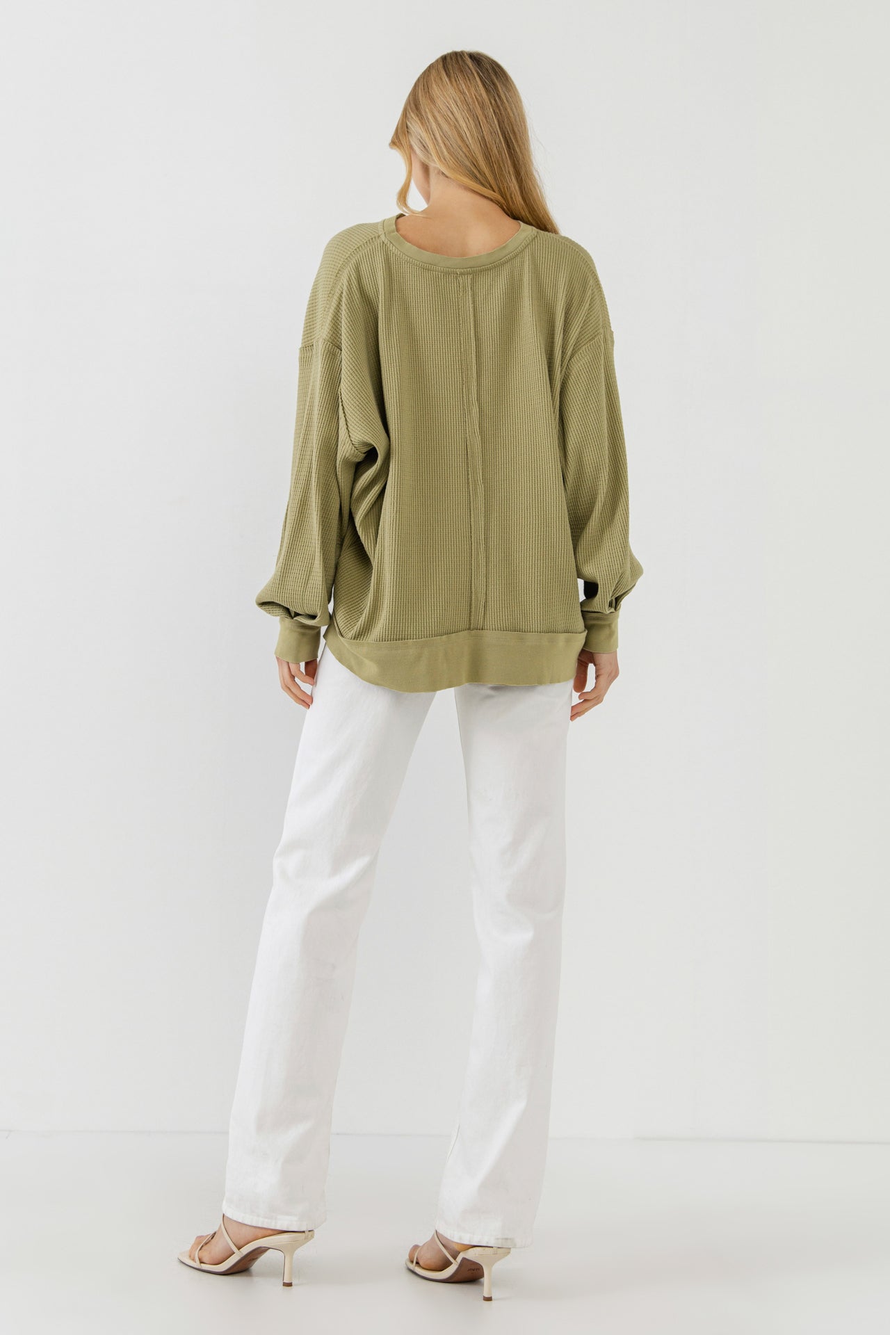 FREE THE ROSES - Thermal Pullover - TOPS available at Objectrare