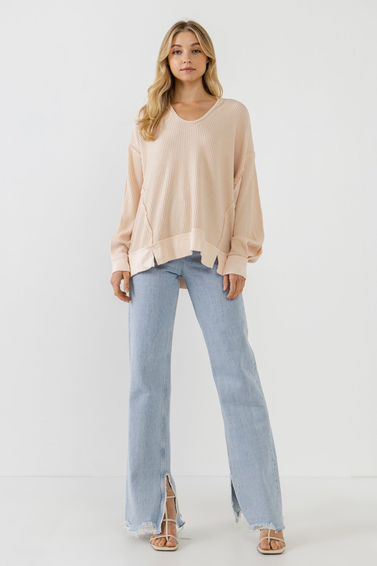 FREE THE ROSES - Thermal Pullover - TOPS available at Objectrare