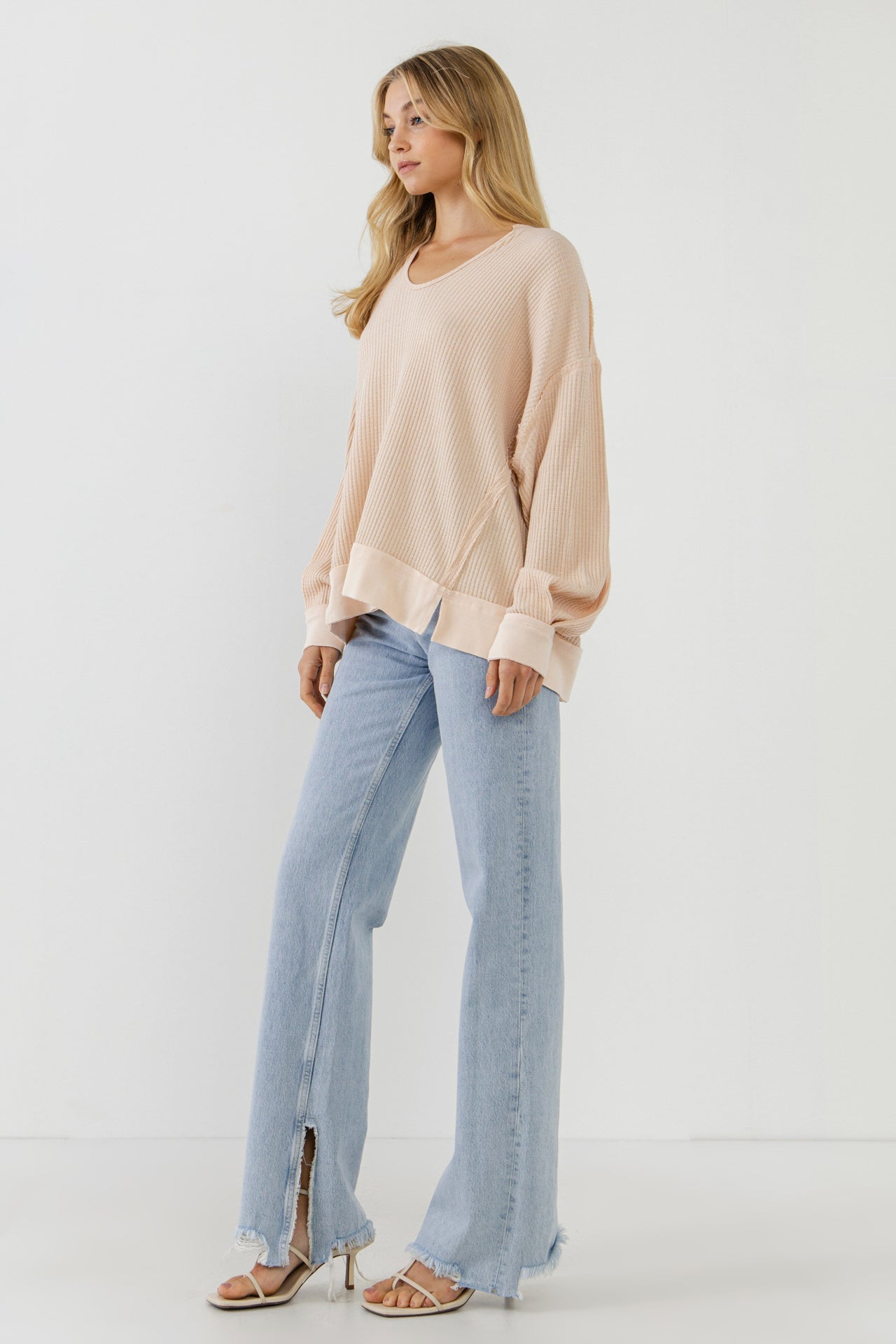 FREE THE ROSES - Thermal Pullover - TOPS available at Objectrare