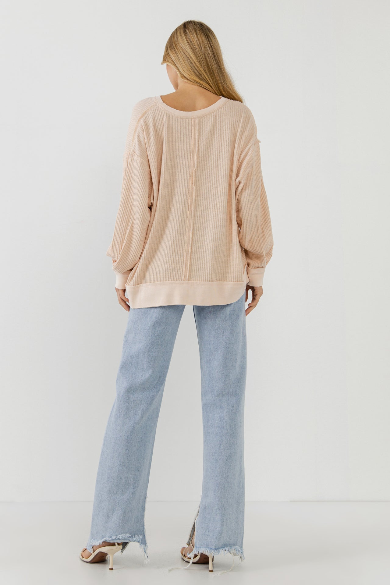 FREE THE ROSES - Thermal Pullover - TOPS available at Objectrare