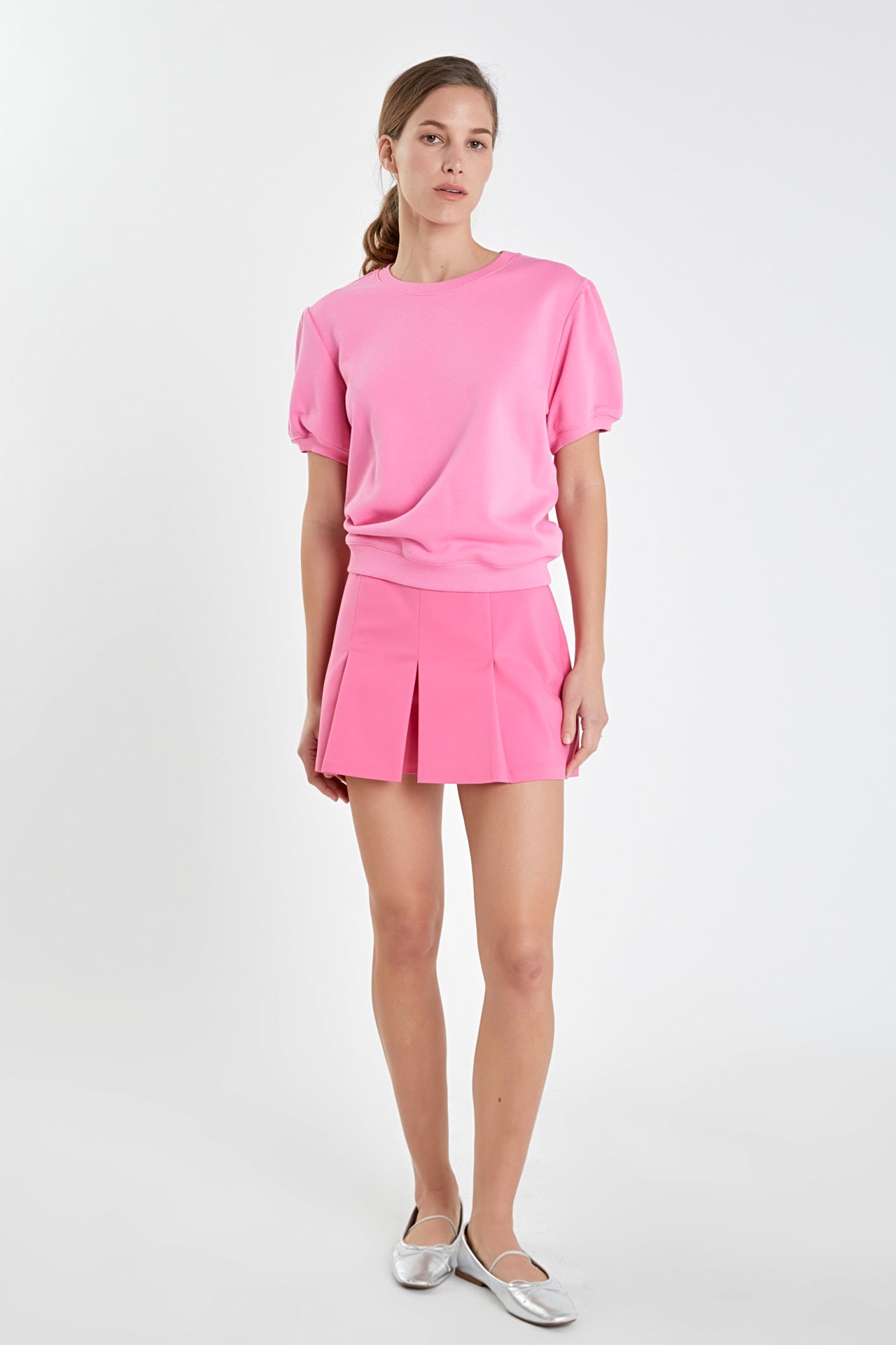 ENGLISH FACTORY - Pleated Mini Skort - SKORTS available at Objectrare