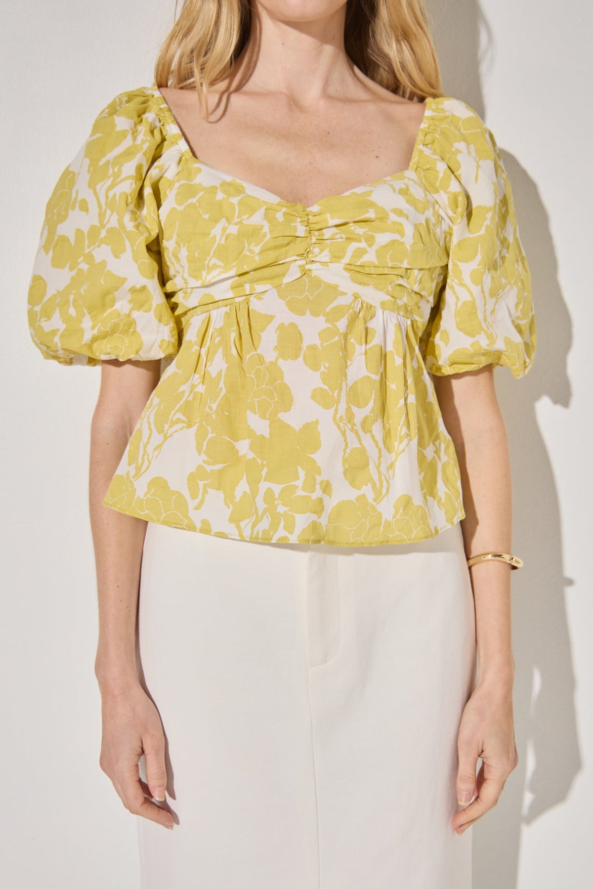 LA'VEN - Floral Tied Back Top - TOPS available at Objectrare
