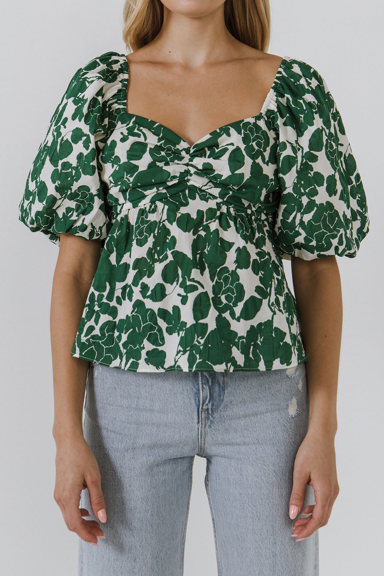 FREE THE ROSES - Floral Tied Back Top - TOPS available at Objectrare