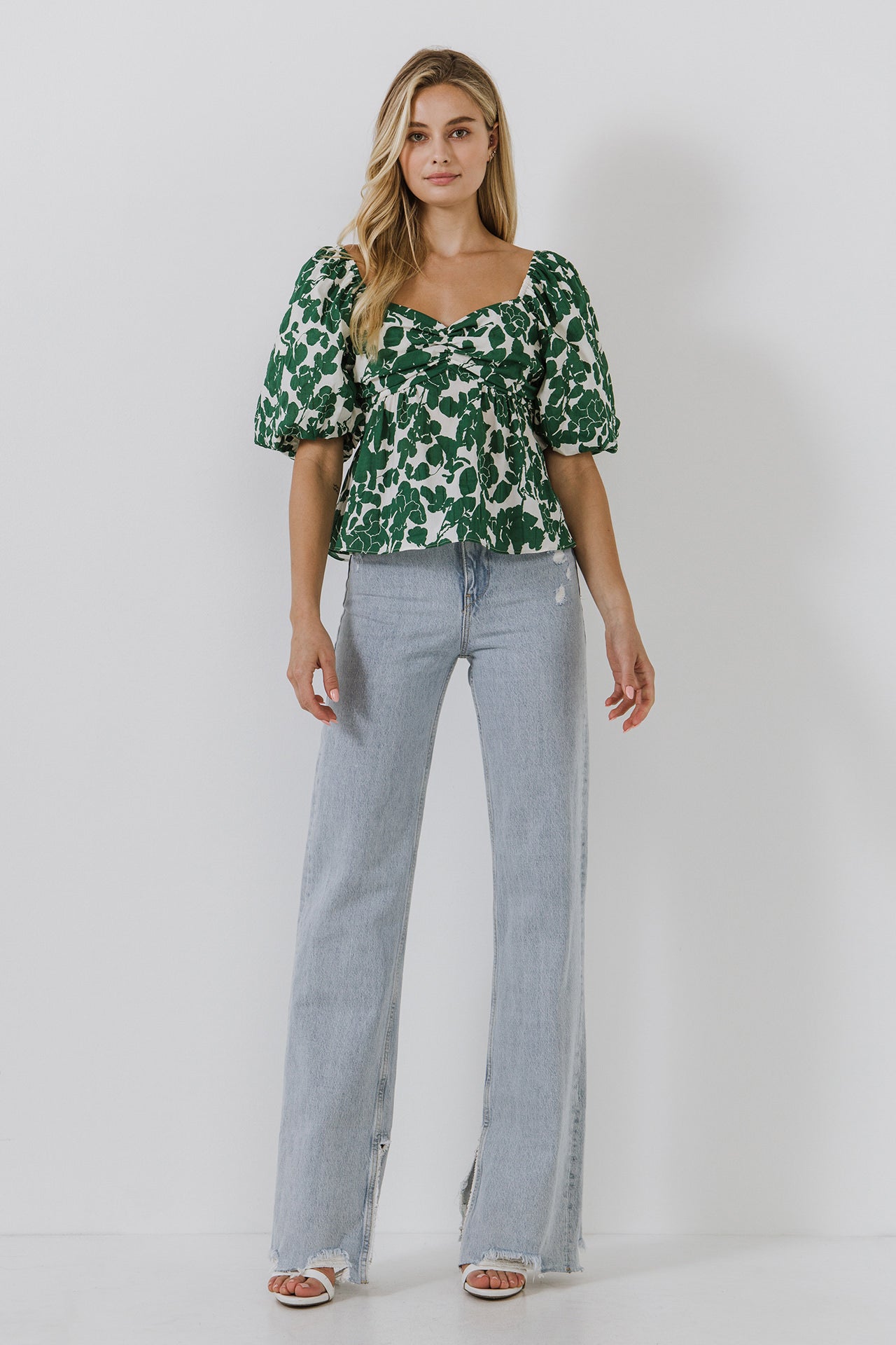 FREE THE ROSES - Floral Tied Back Top - TOPS available at Objectrare