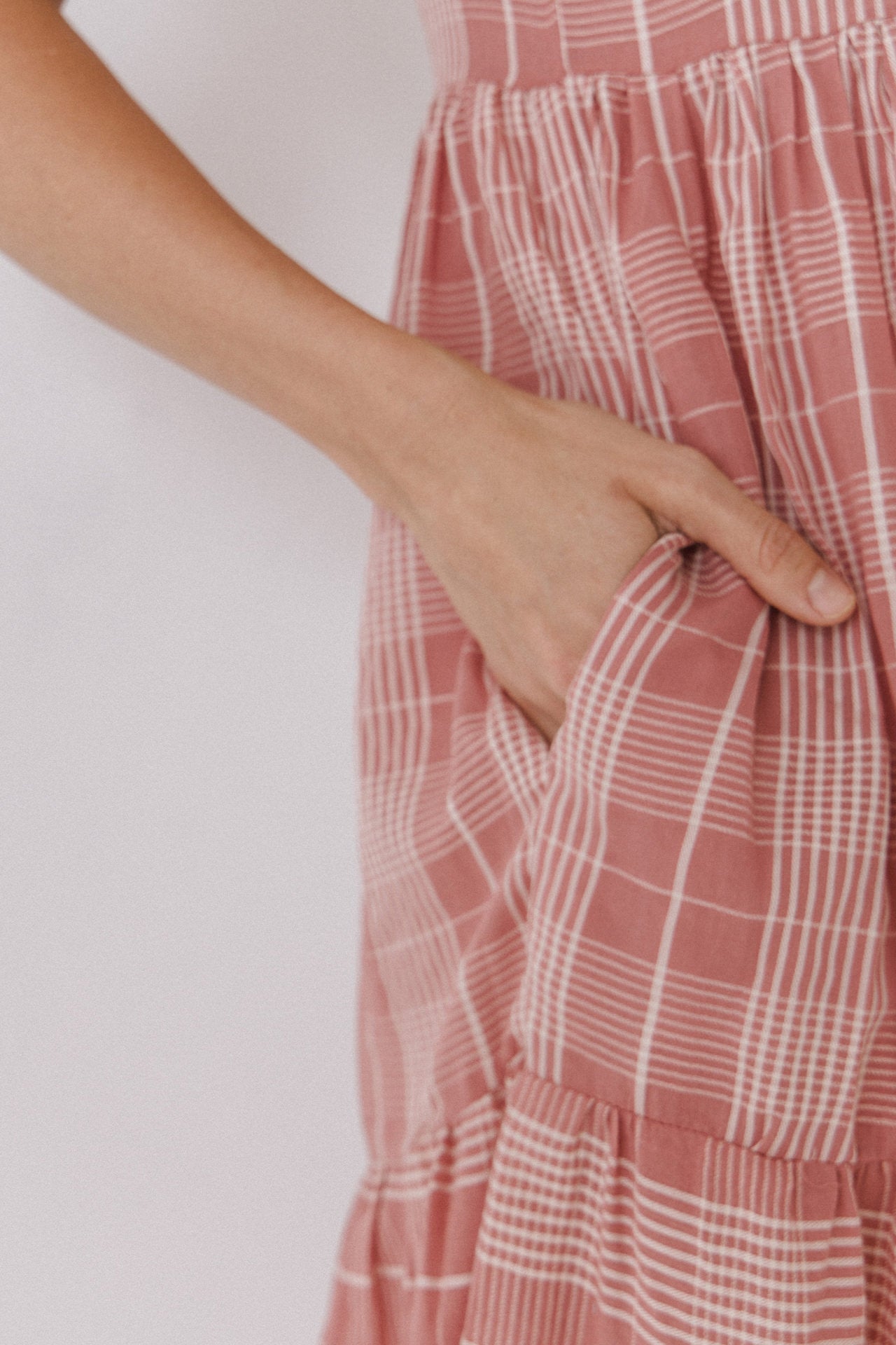 ENGLISH FACTORY - Plaid Midi Dress - DRESSES available at Objectrare