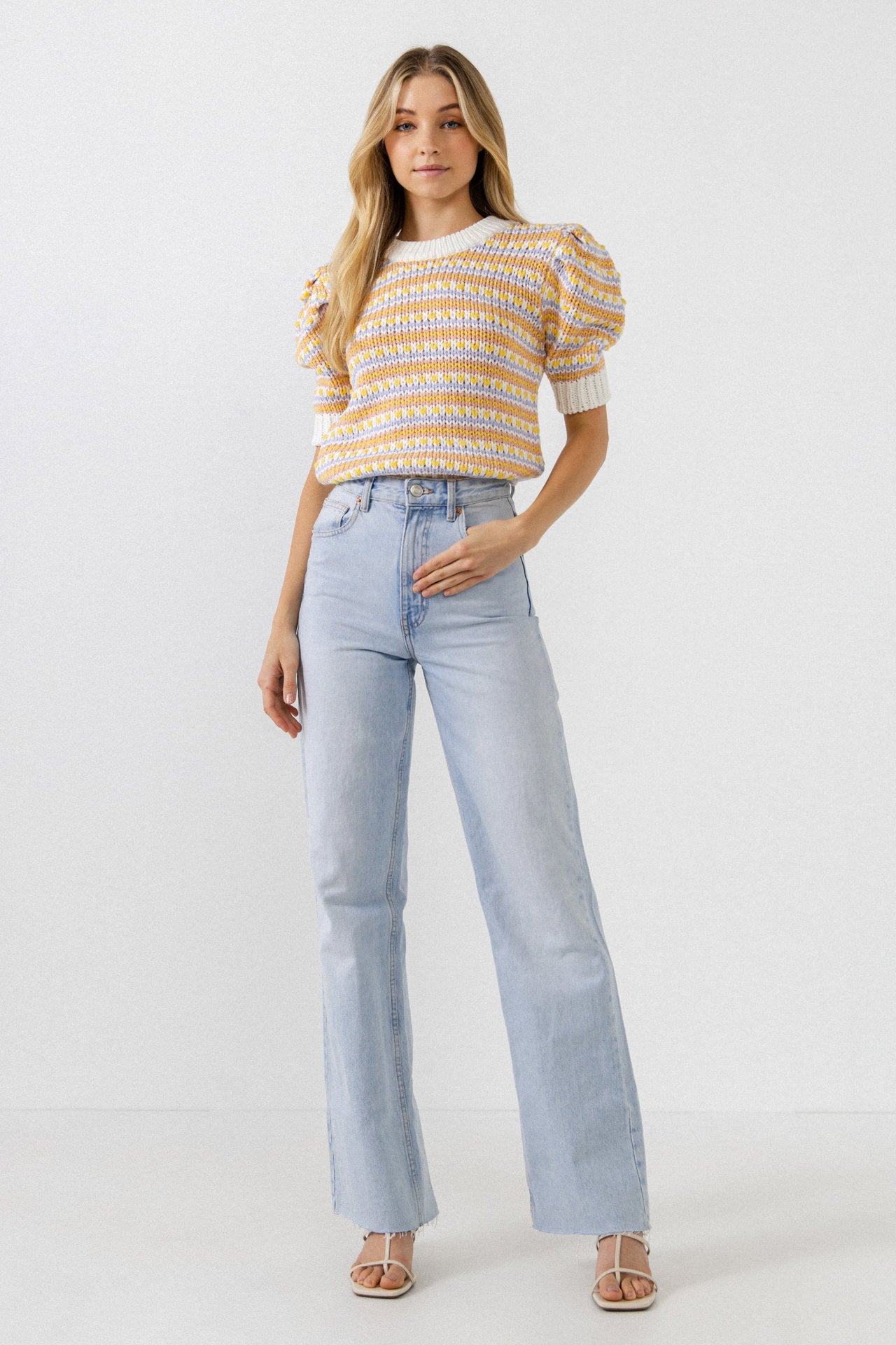 ENGLISH FACTORY - Multi Stripe Sweater - SWEATERS & KNITS available at Objectrare