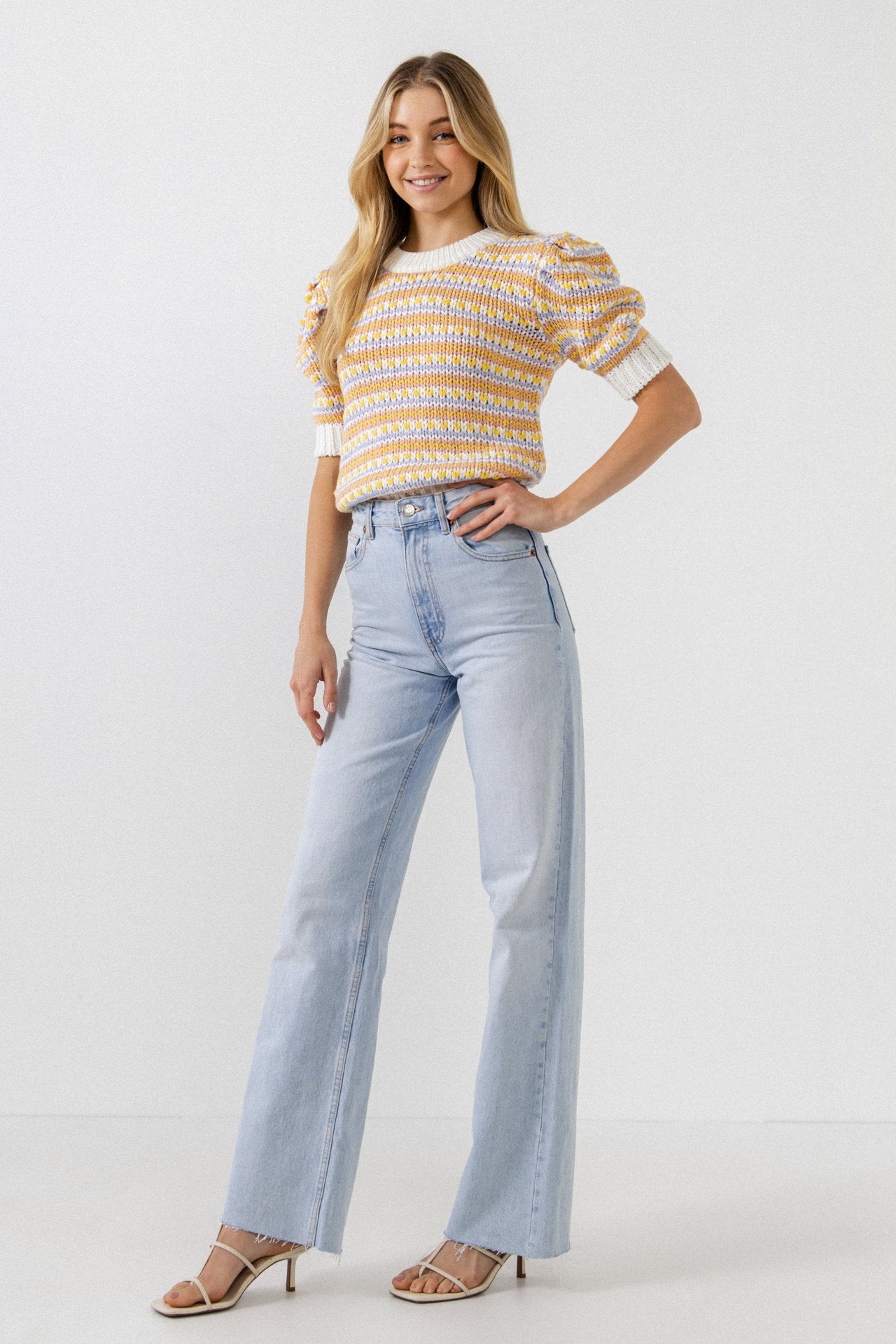 ENGLISH FACTORY - Multi Stripe Sweater - SWEATERS & KNITS available at Objectrare