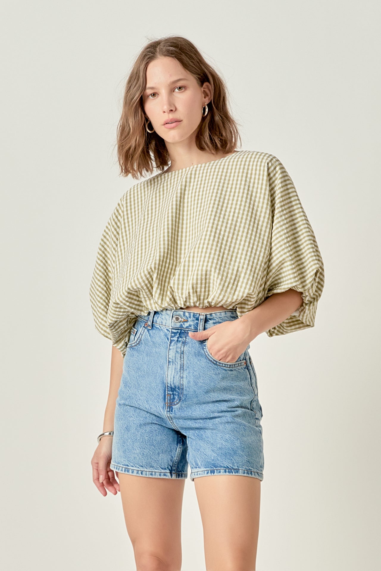 ENGLISH FACTORY - Voluminous Cropped Top - TOPS available at Objectrare