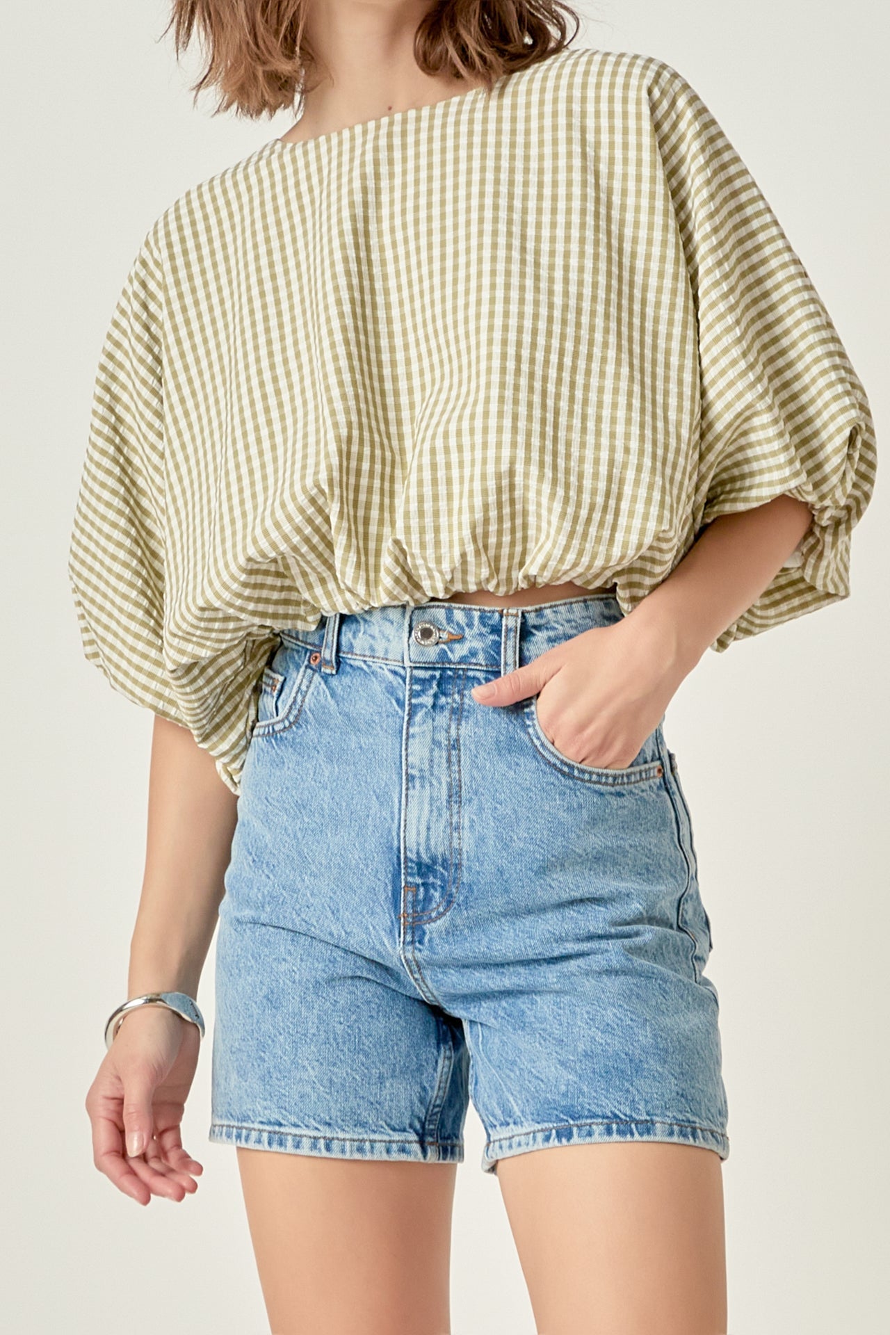 ENGLISH FACTORY - Voluminous Cropped Top - TOPS available at Objectrare
