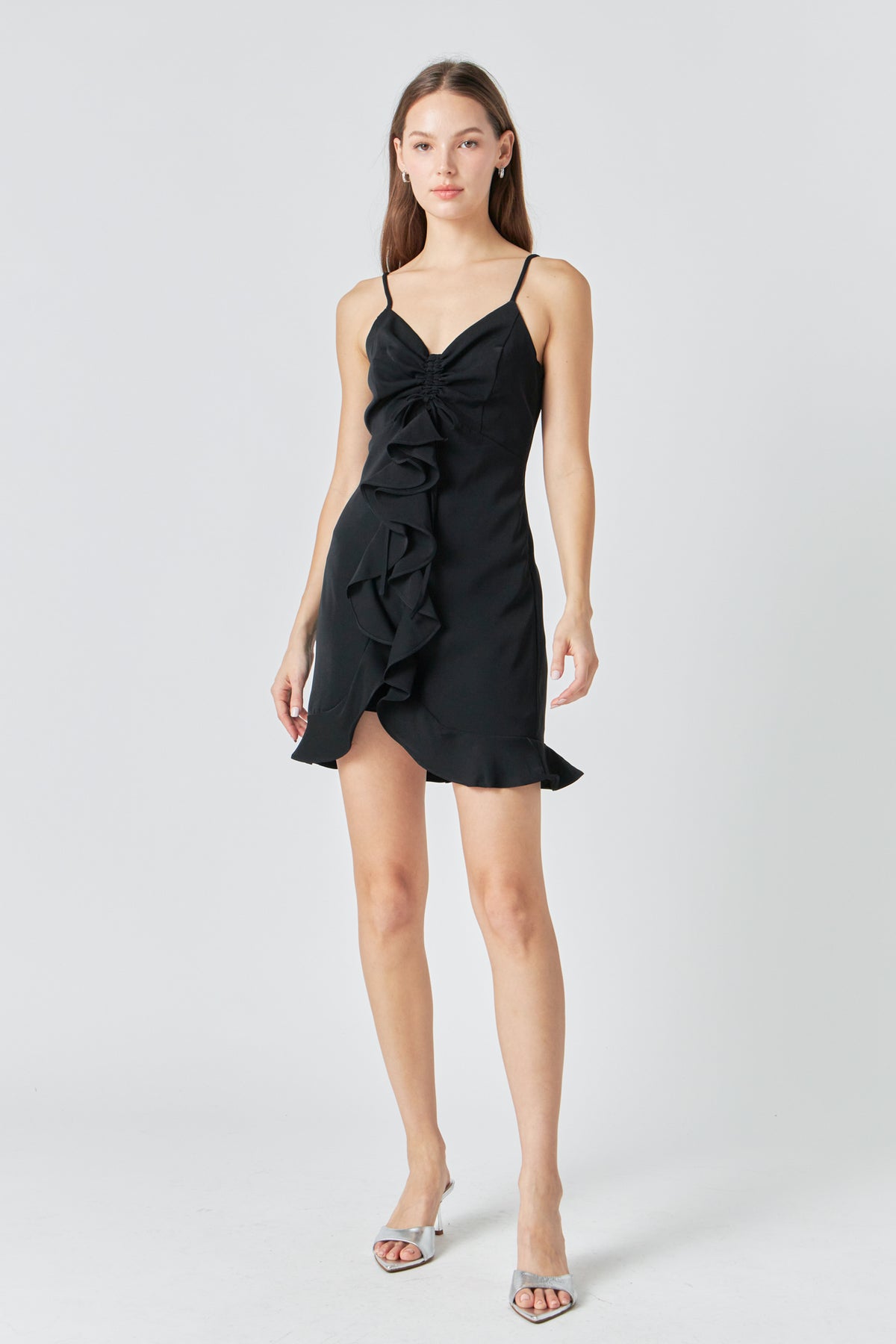 ENDLESS ROSE - Ruffled Mini Dress - DRESSES available at Objectrare