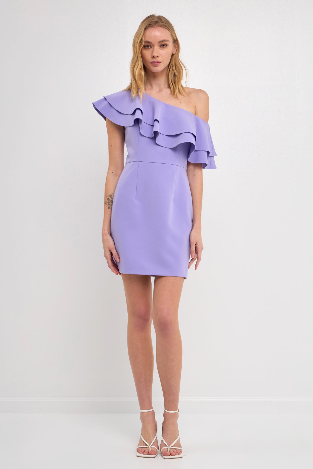 ENDLESS ROSE - One Shoulder Mini Dress - DRESSES available at Objectrare