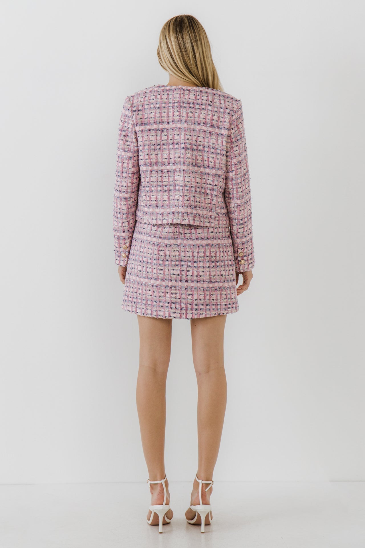 ENDLESS ROSE - Tweed Jacket - JACKETS available at Objectrare