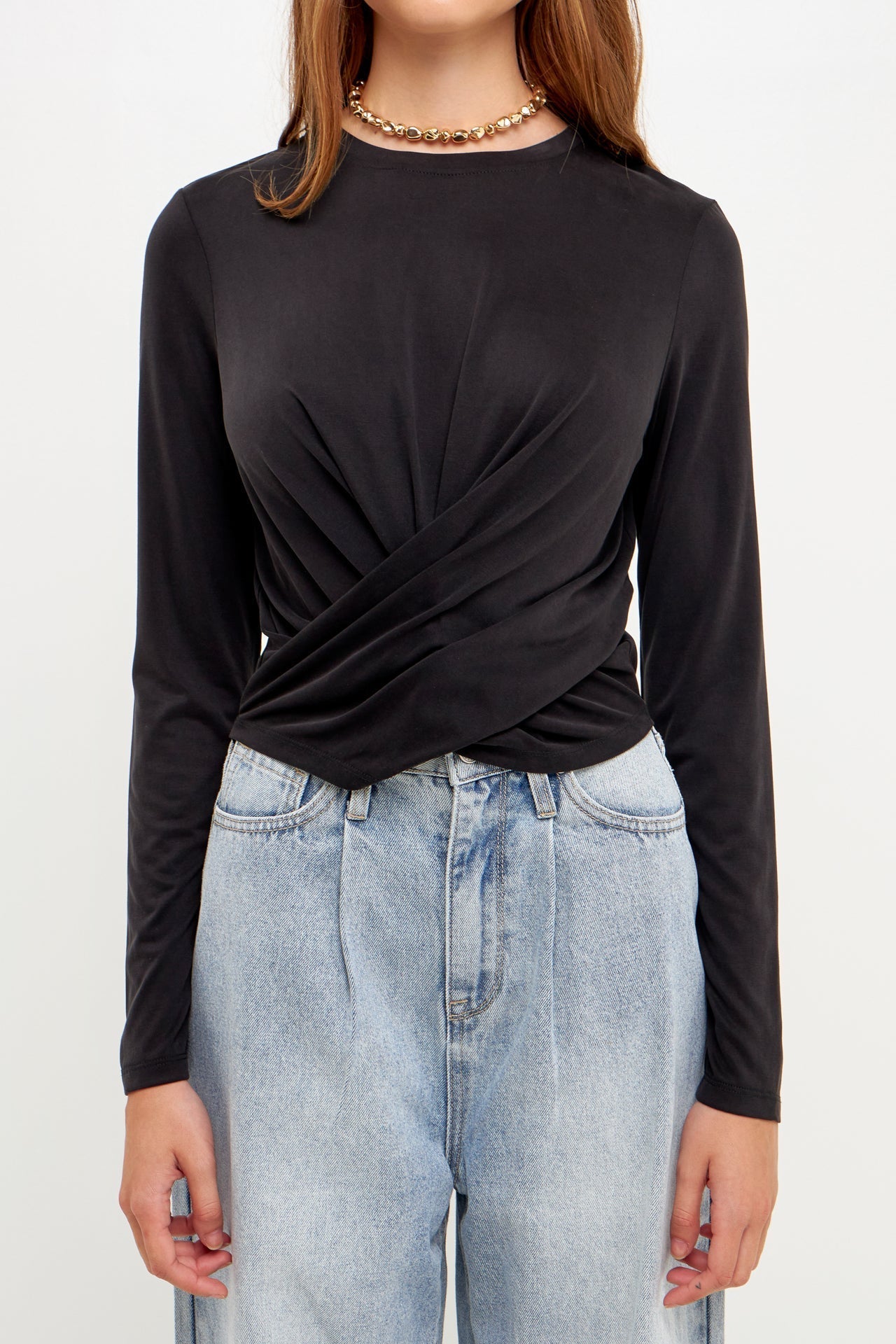 GREY LAB - Wrap T-Shirts - TOPS available at Objectrare