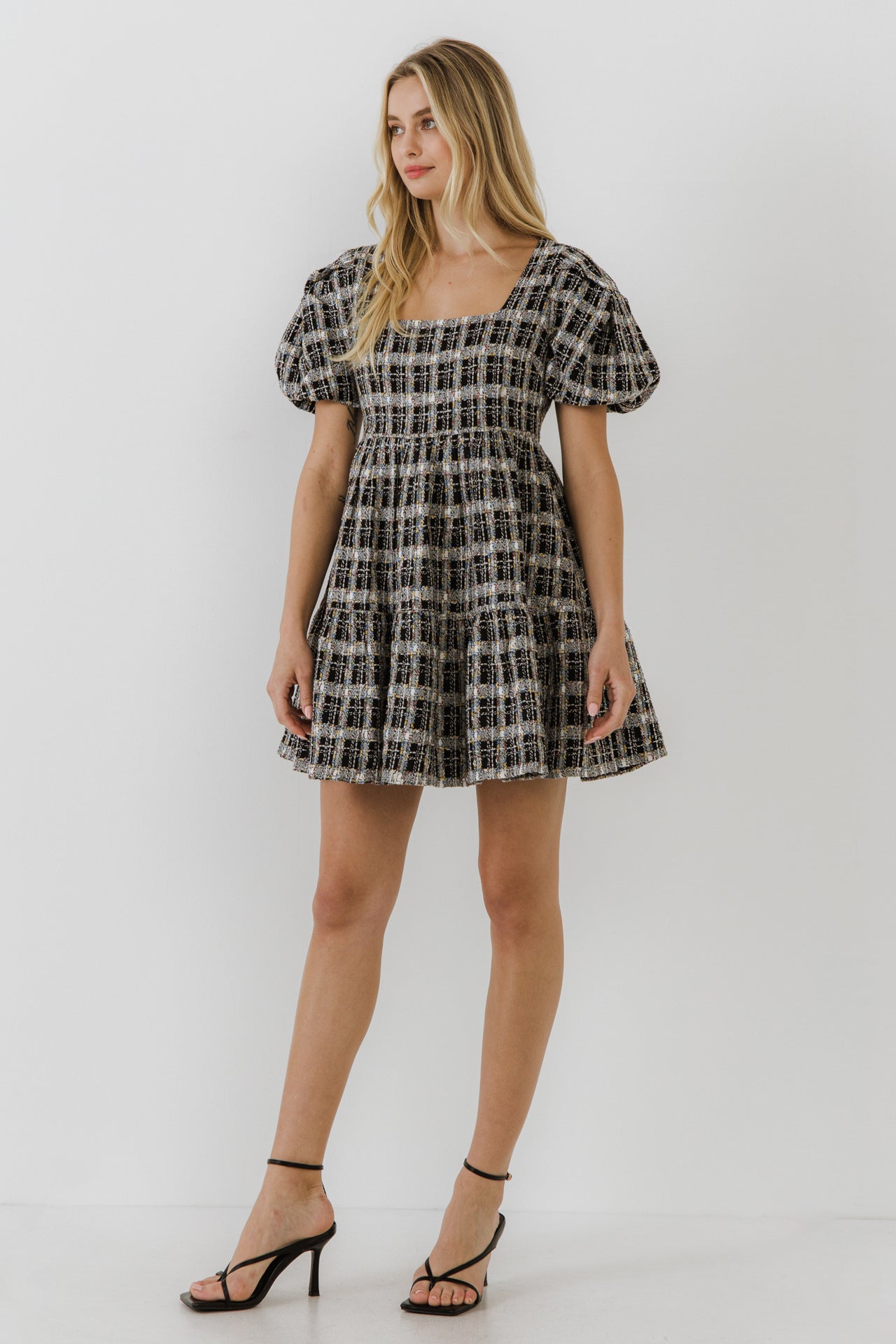 ENGLISH FACTORY - Tweed Mini Dress - DRESSES available at Objectrare