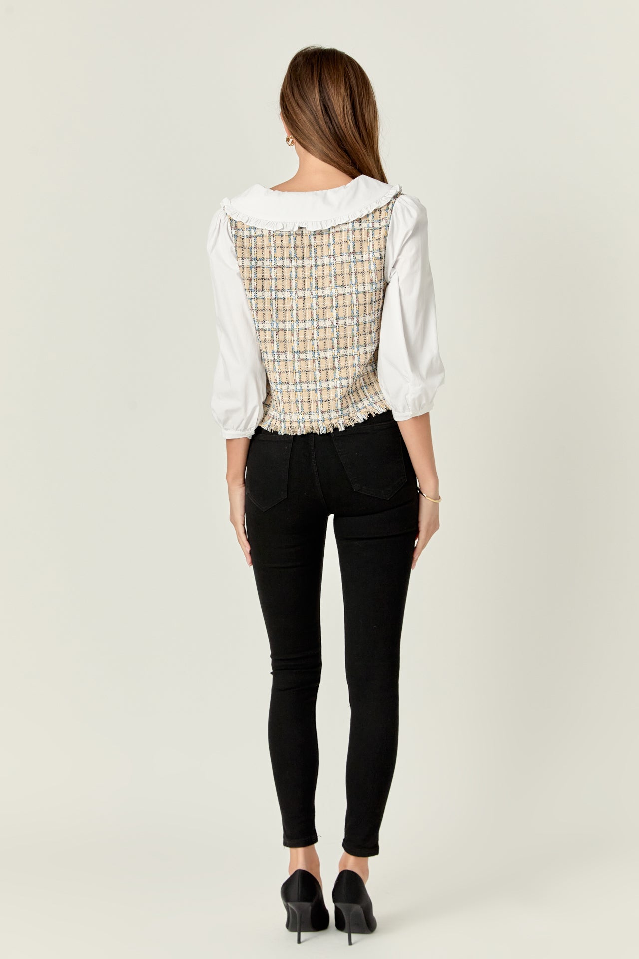 ENGLISH FACTORY - Combination Blouse - TOPS available at Objectrare