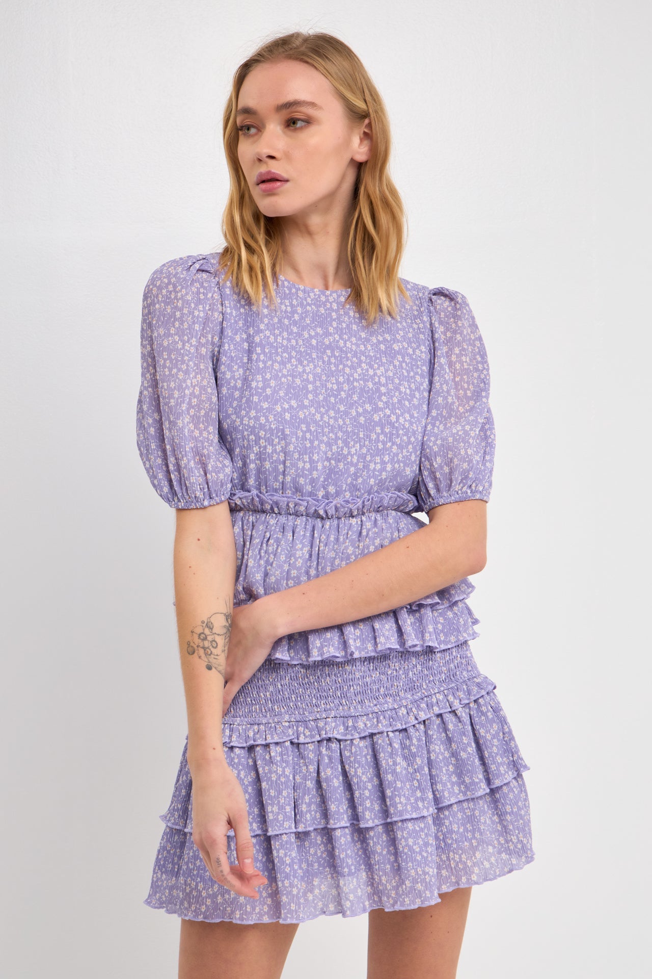 FREE THE ROSES - Floral Mini Skirt - SKIRTS available at Objectrare