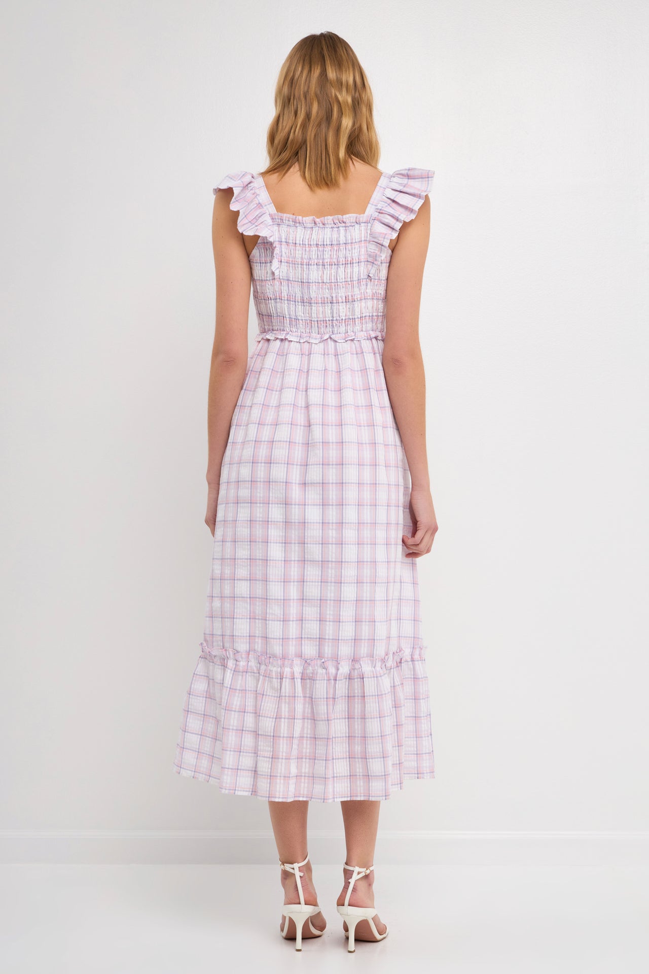 ENGLISH FACTORY - Woven Plaid Dress - DRESSES available at Objectrare