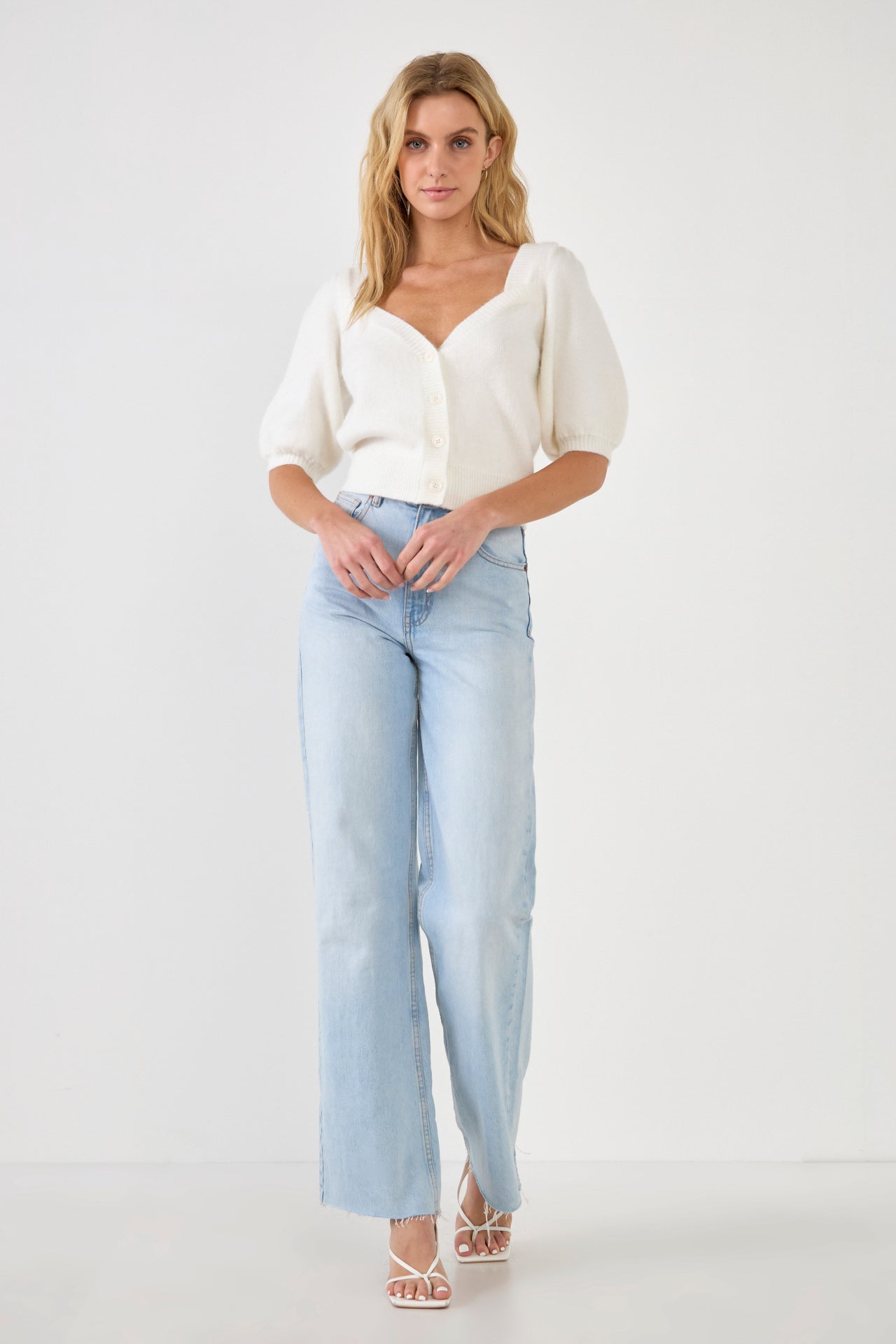 ENGLISH FACTORY - Sweetheart Cardigan - SWEATERS & KNITS available at Objectrare