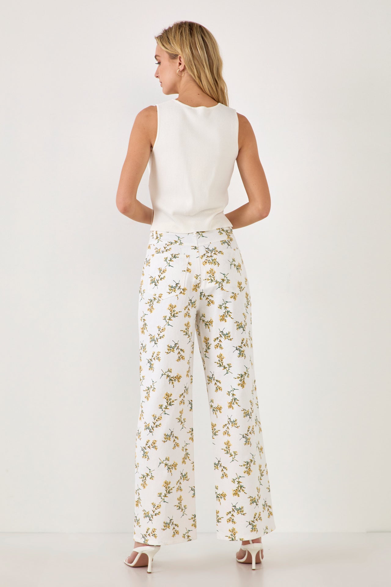 ENGLISH FACTORY - Floral Straight Leg Pants - PANTS available at Objectrare