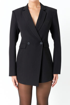 ENDLESS ROSE - Blazer Romper - ROMPERS available at Objectrare