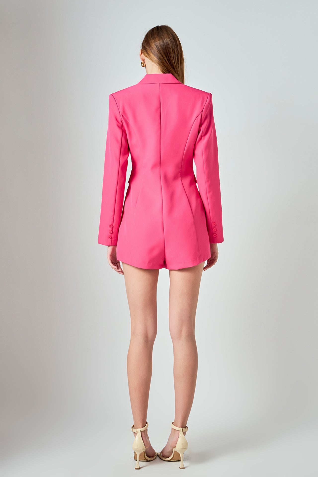 ENDLESS ROSE - Blazer Romper - ROMPERS available at Objectrare