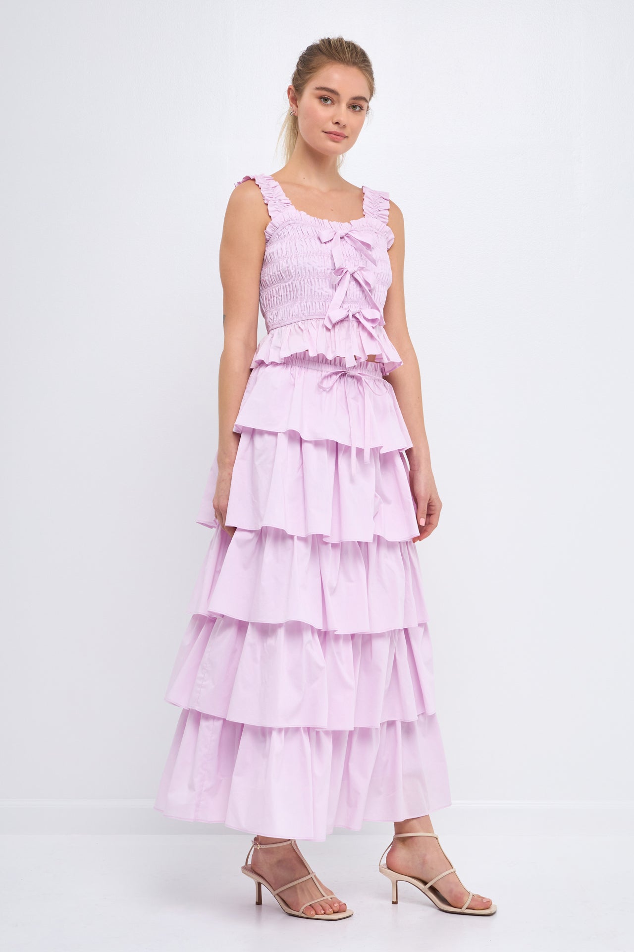 ENGLISH FACTORY - Tiered Maxi Skirt - SKIRTS available at Objectrare