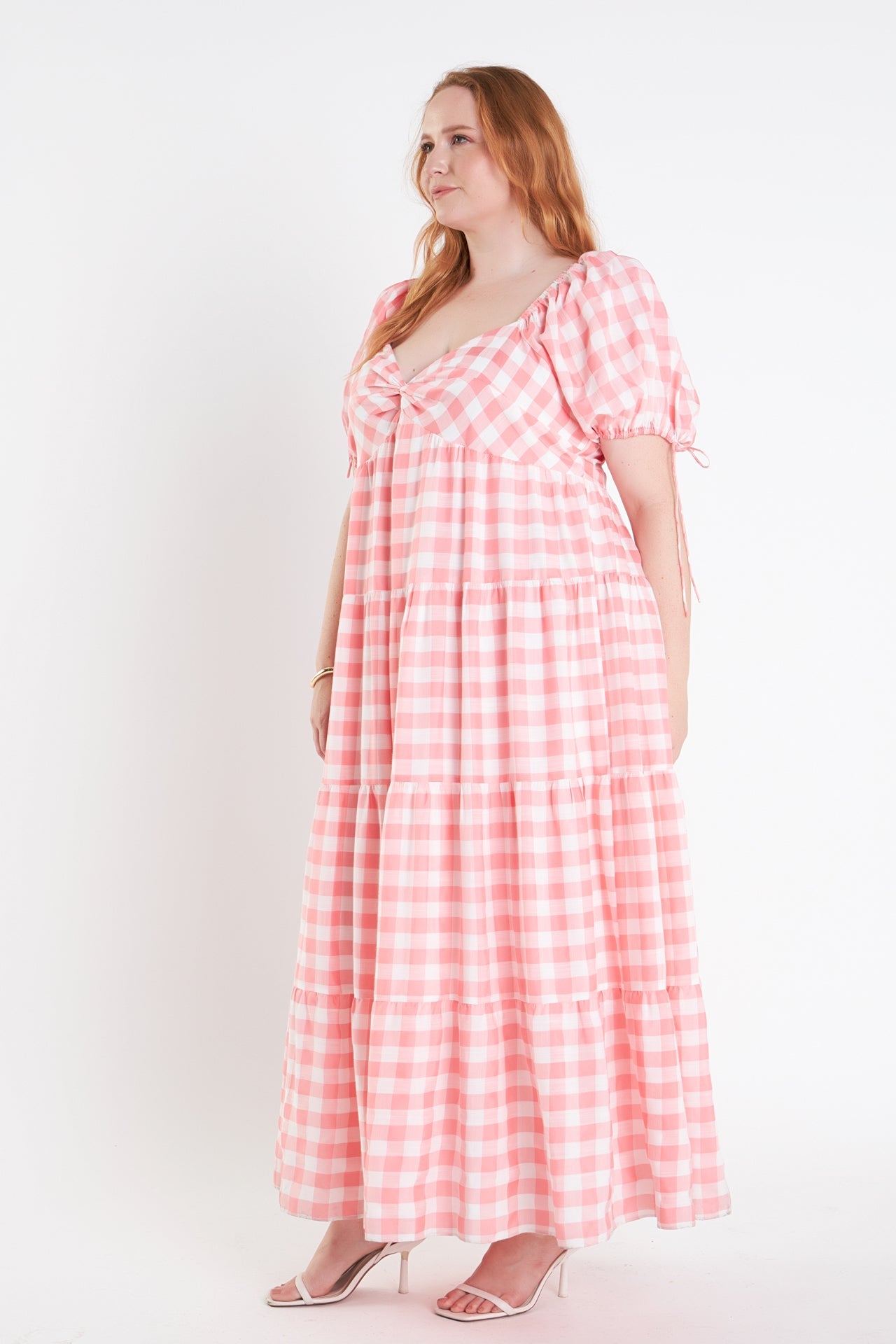 ENGLISH FACTORY - Knotted Gingham Dress - DRESSES available at Objectrare