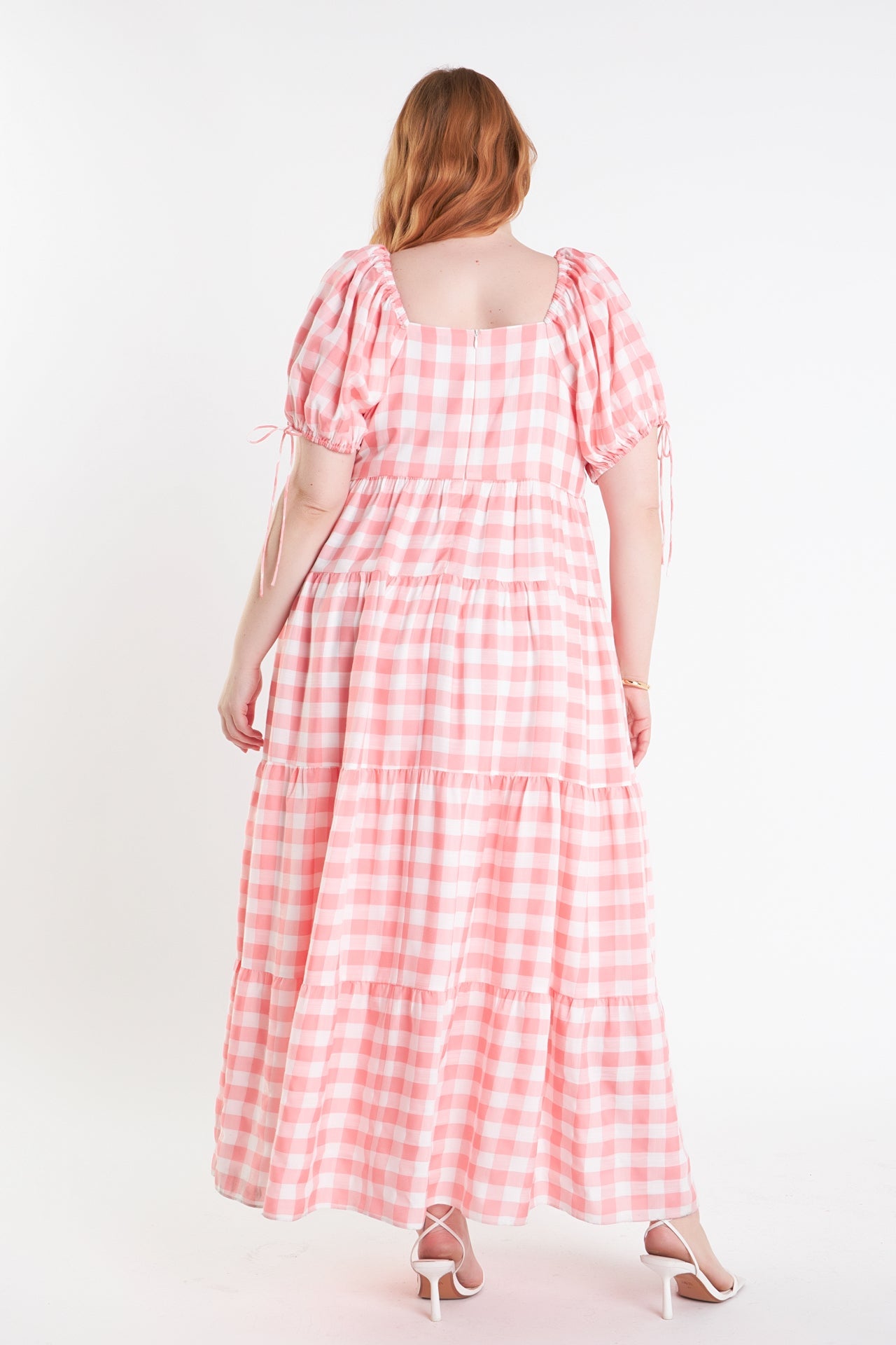 ENGLISH FACTORY - Knotted Gingham Dress - DRESSES available at Objectrare