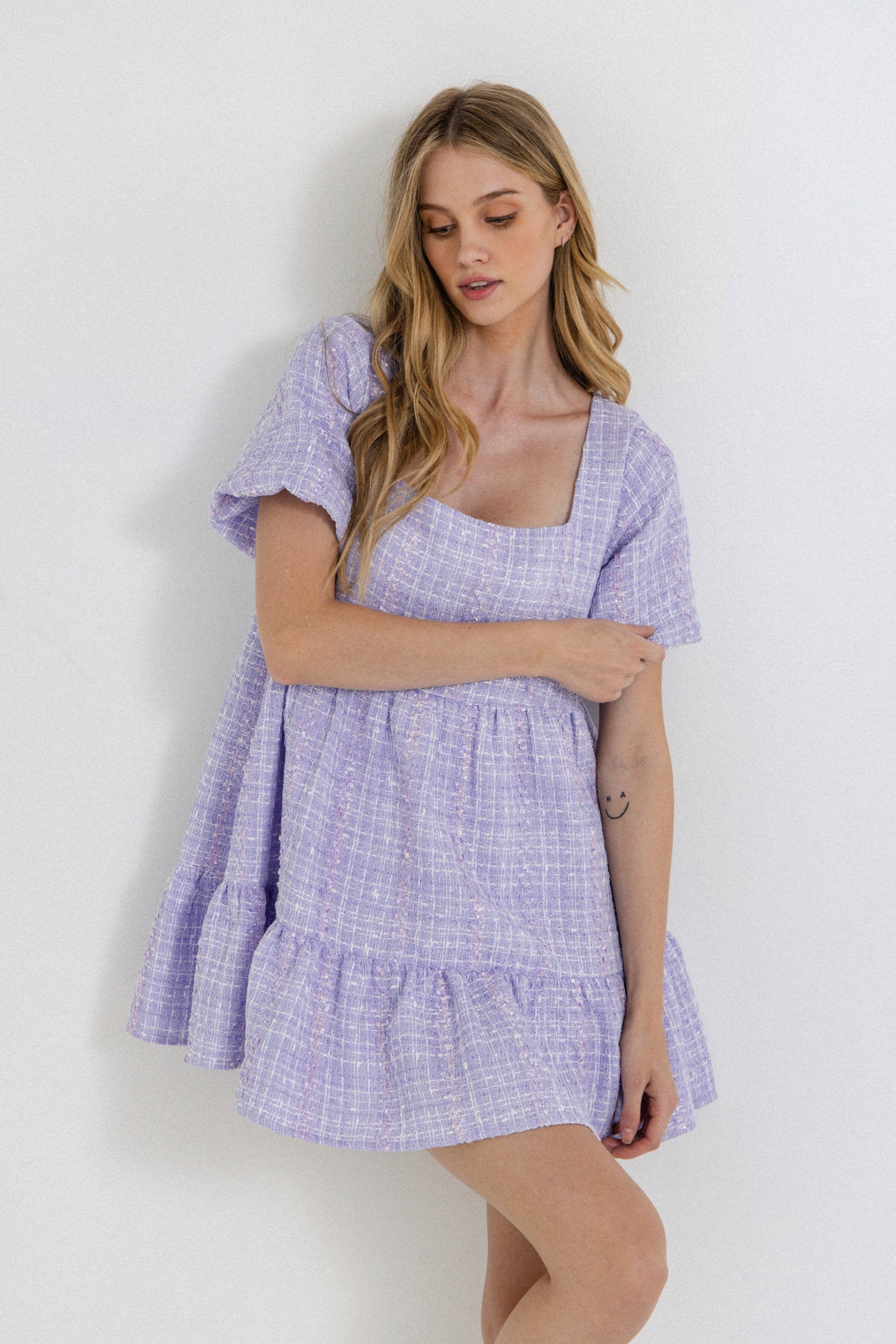 ENGLISH FACTORY - Tweed Mini Dress - DRESSES available at Objectrare