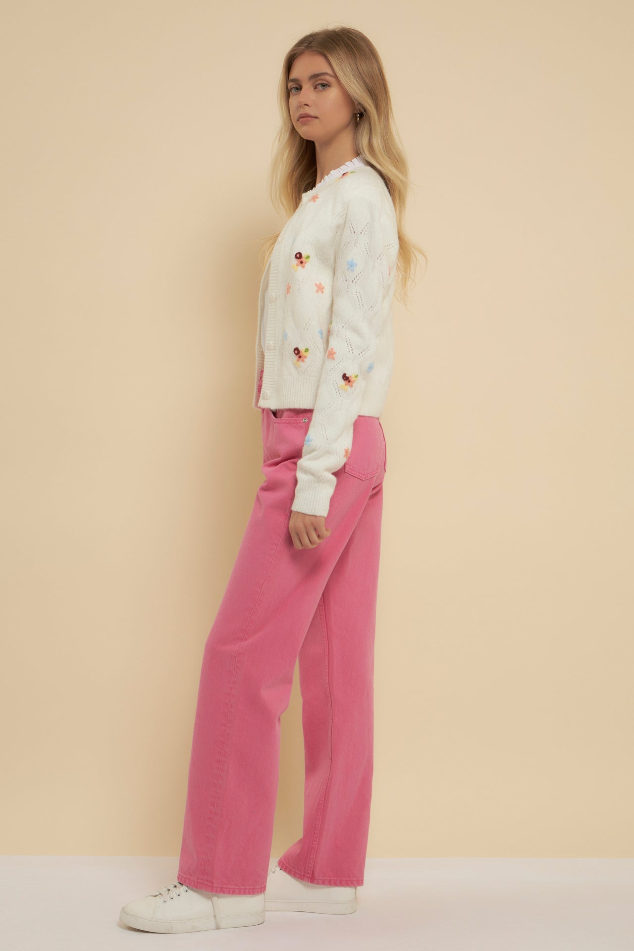 GREY LAB - Color High Rise Jean - JEANS available at Objectrare
