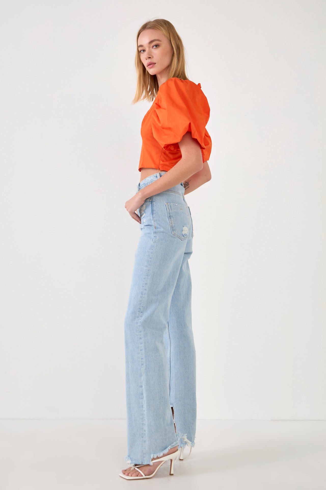 ENDLESS ROSE - Scrunchie Back Tied Top - TOPS available at Objectrare