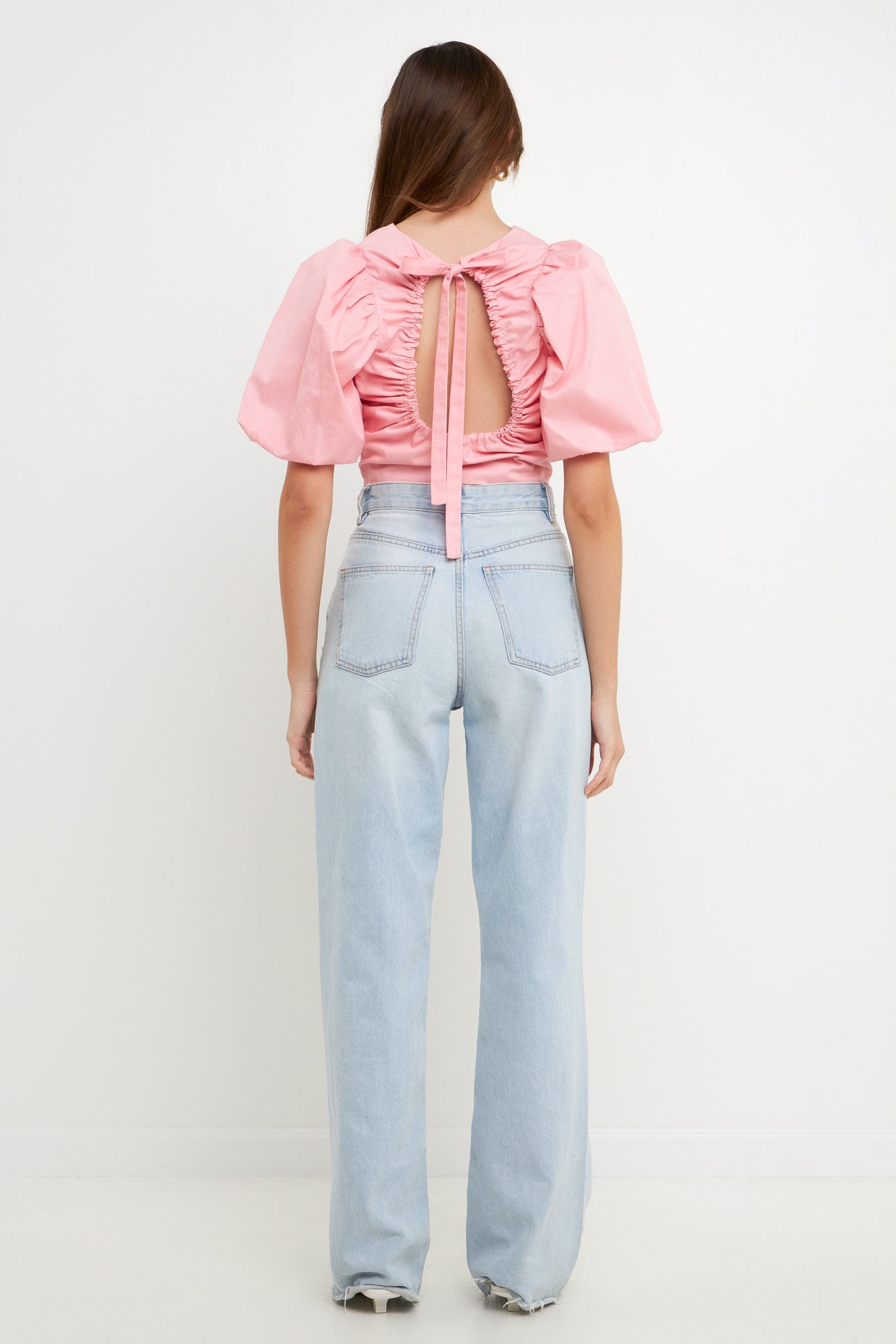 ENDLESS ROSE - Scrunchie Back Tied Top - TOPS available at Objectrare