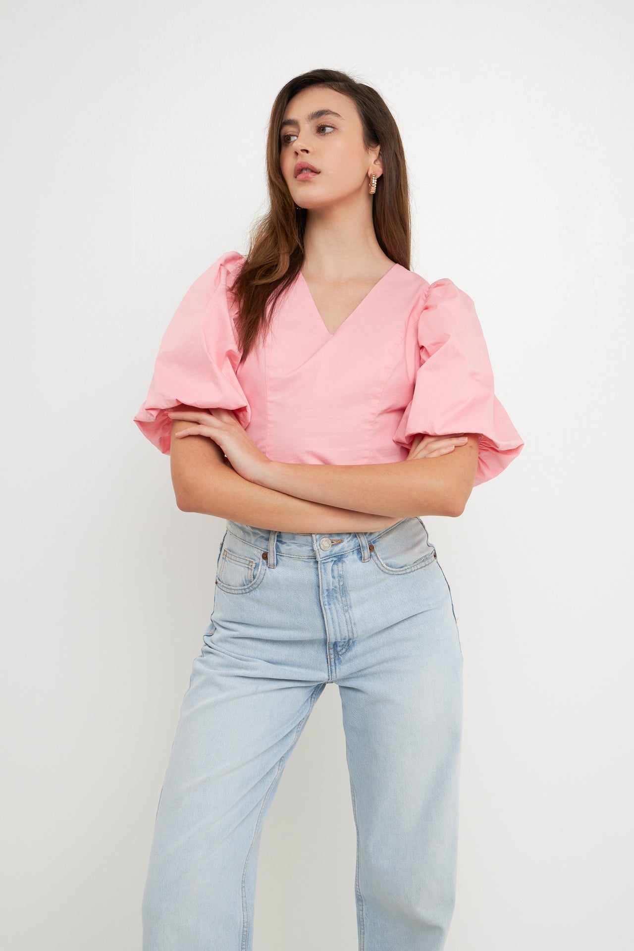 ENDLESS ROSE - Scrunchie Back Tied Top - TOPS available at Objectrare