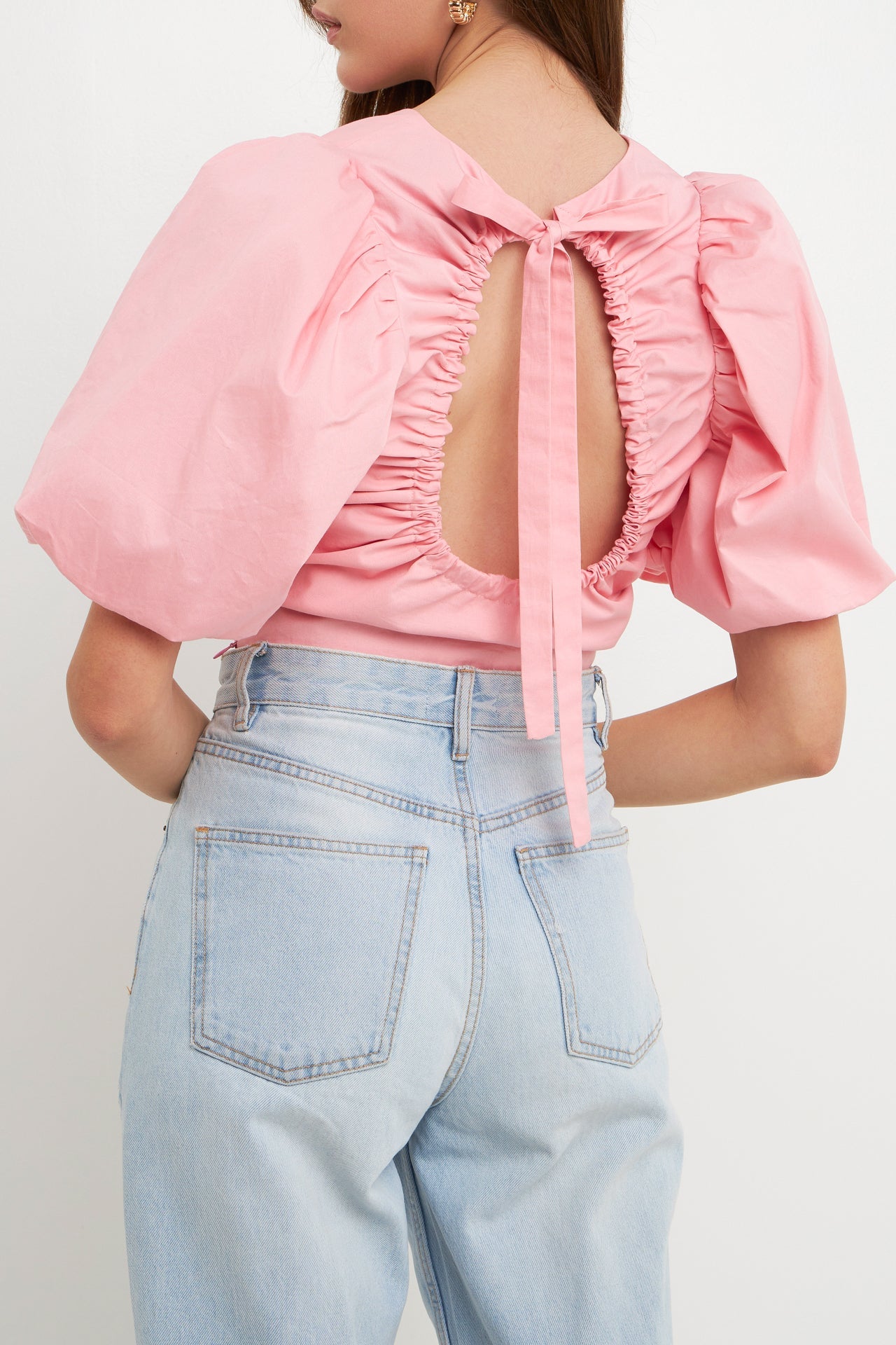 ENDLESS ROSE - Scrunchie Back Tied Top - TOPS available at Objectrare