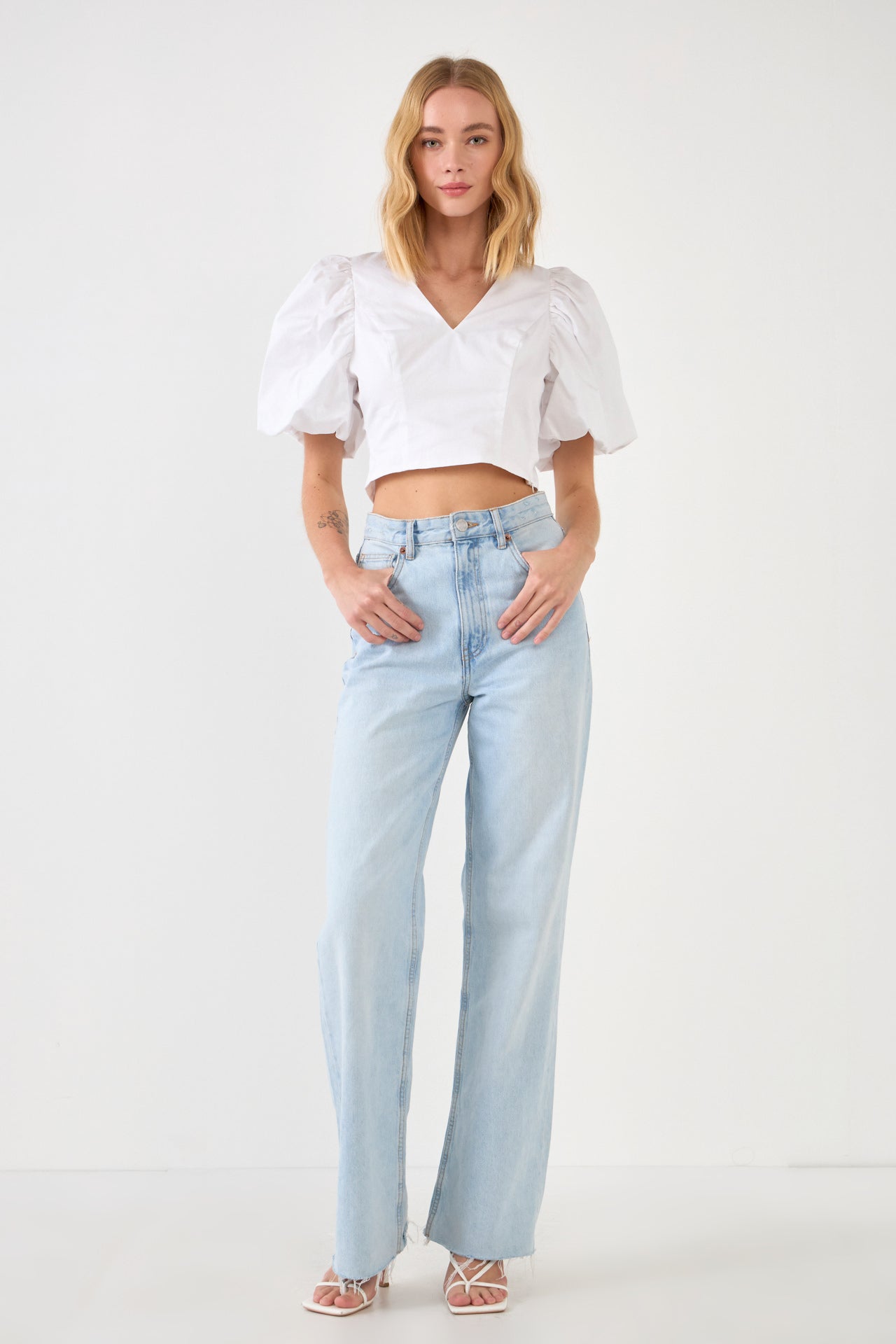 ENDLESS ROSE - Scrunchie Back Tied Top - TOPS available at Objectrare