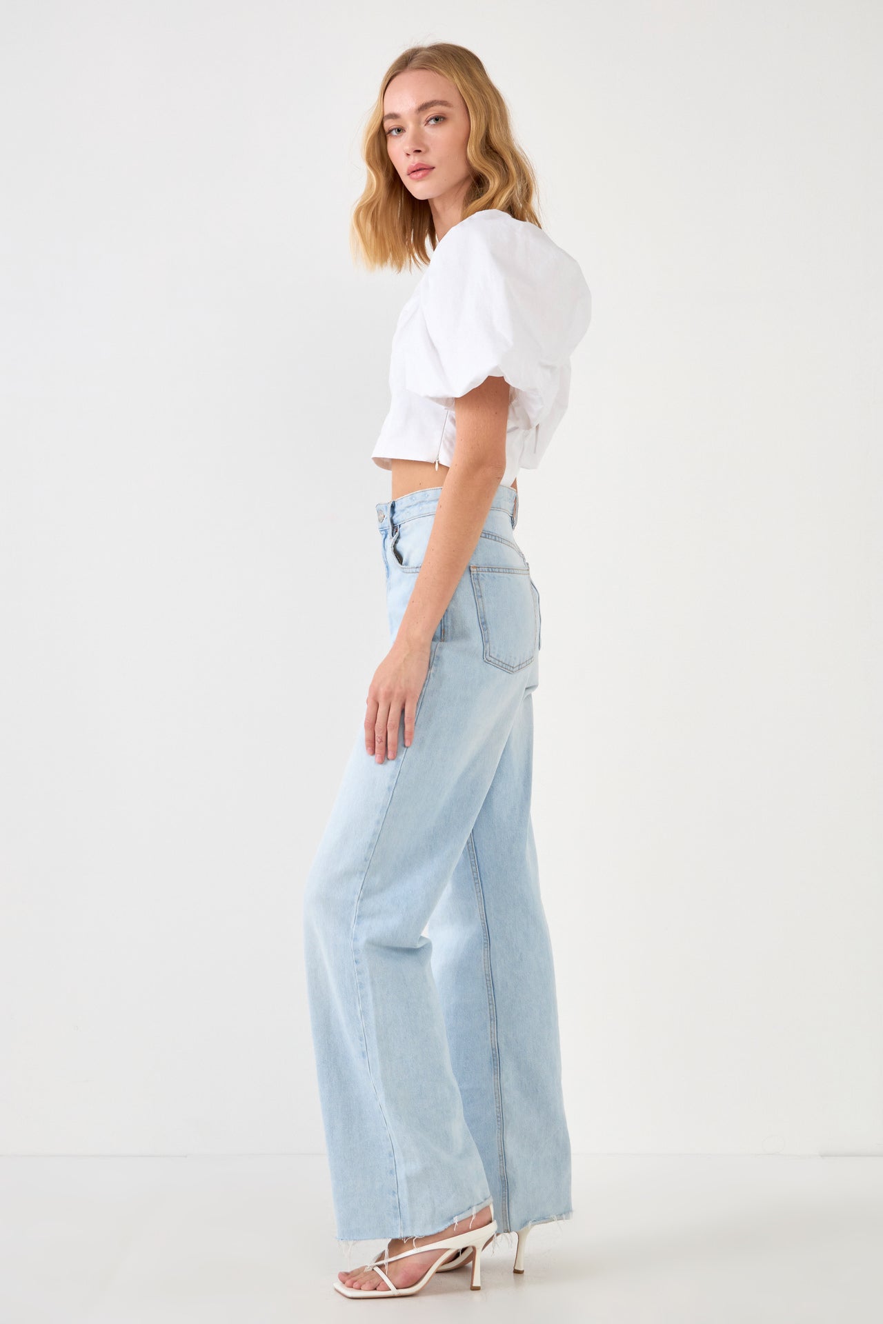 ENDLESS ROSE - Scrunchie Back Tied Top - TOPS available at Objectrare