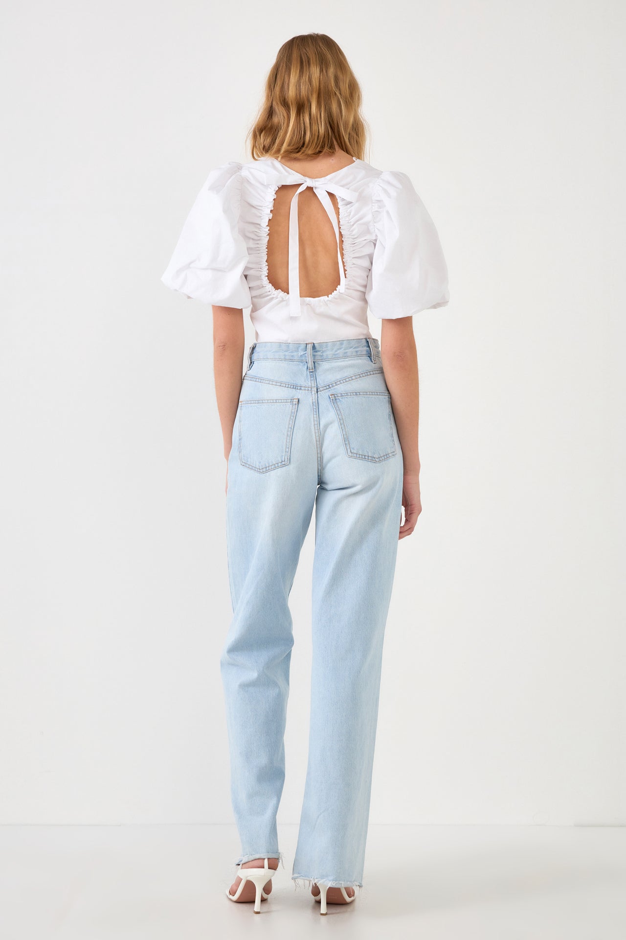 ENDLESS ROSE - Scrunchie Back Tied Top - TOPS available at Objectrare