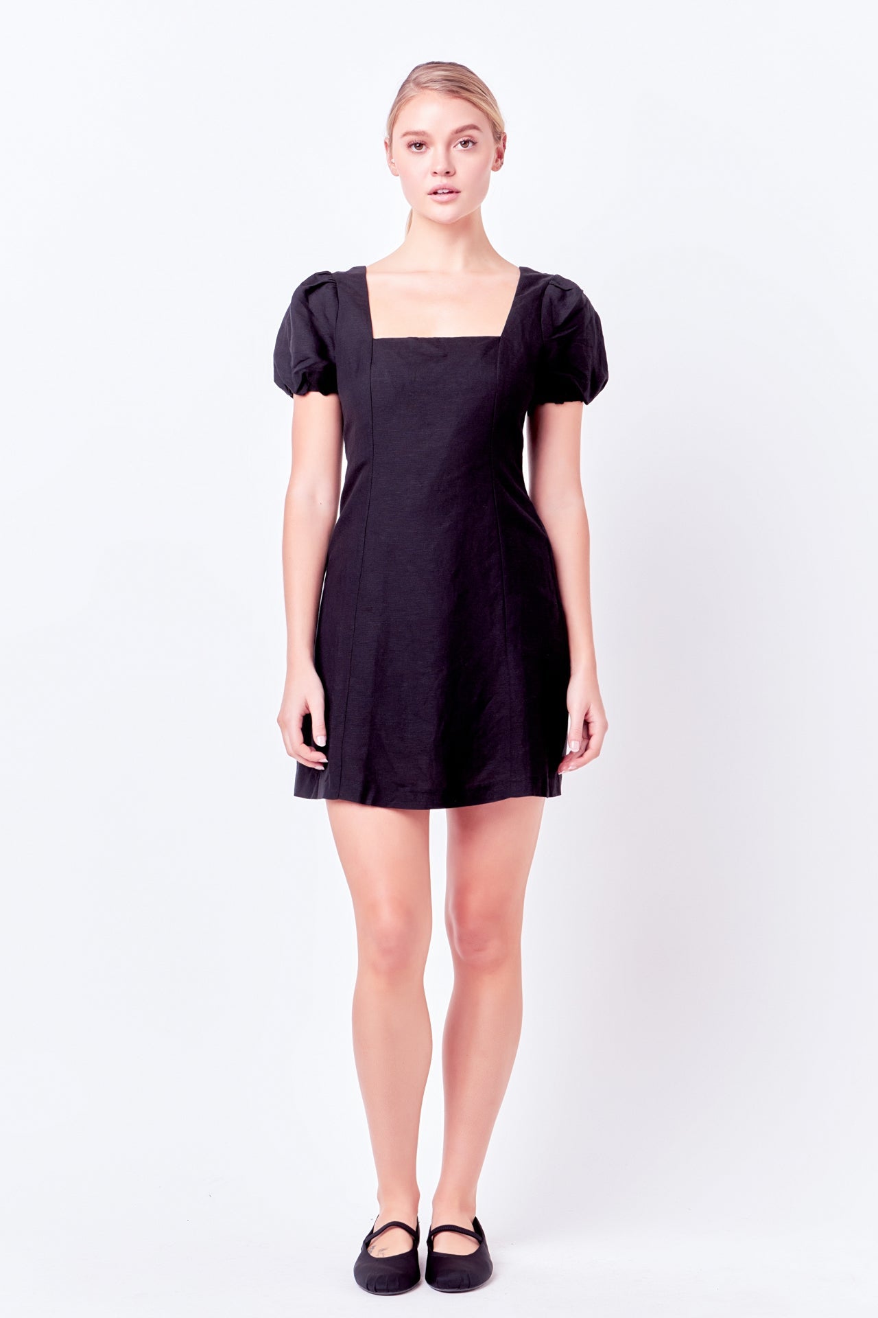 ENGLISH FACTORY - Mini Dress with Strappy Back Detail - DRESSES available at Objectrare