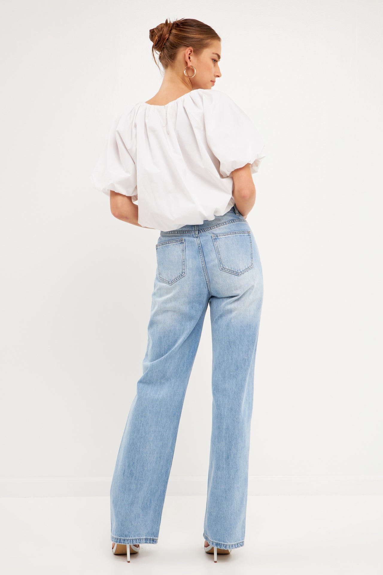 ENGLISH FACTORY - Knotted Cut Out Detail Top - TOPS available at Objectrare