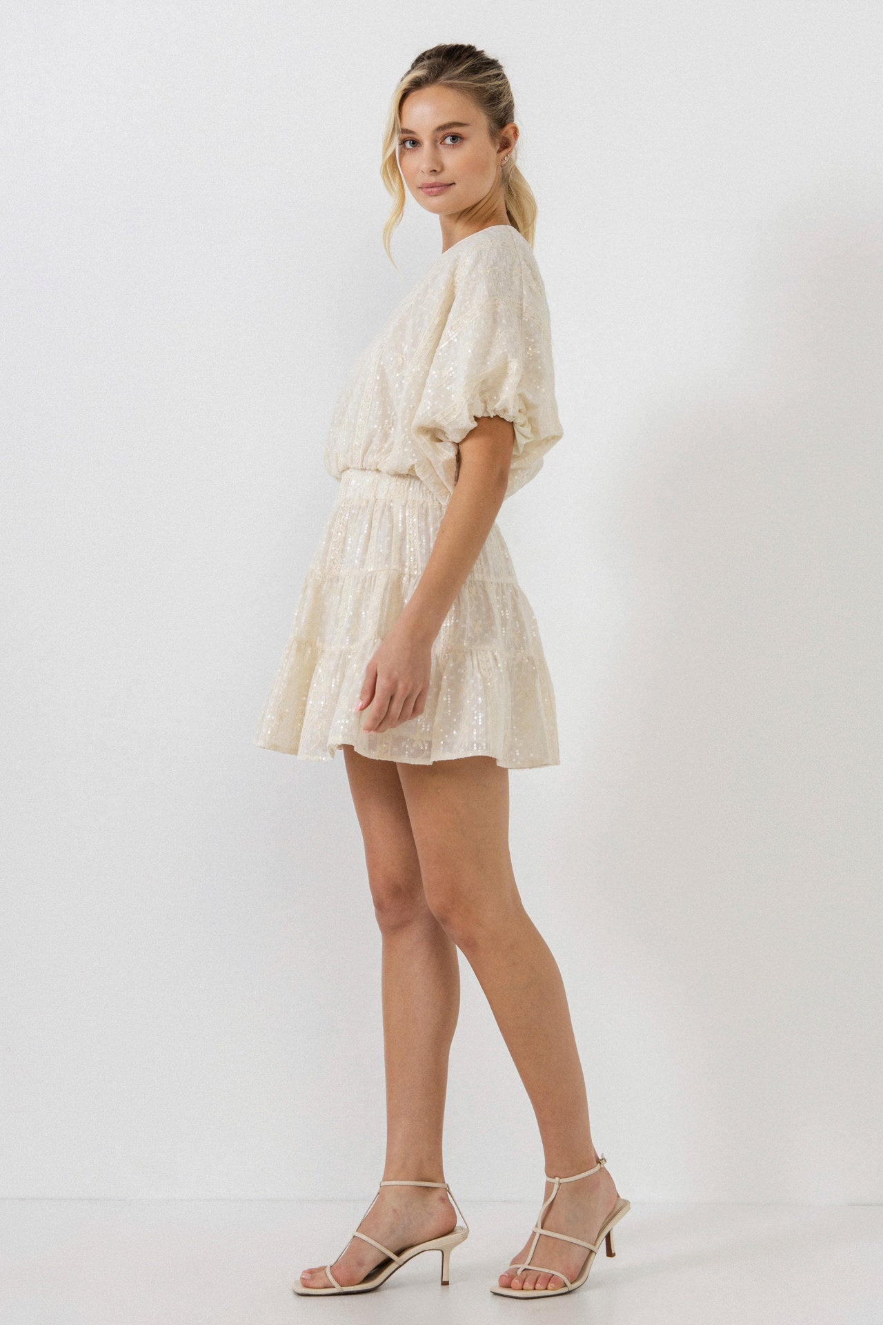 FREE THE ROSES - Embroidered Sequins Top - TOPS available at Objectrare