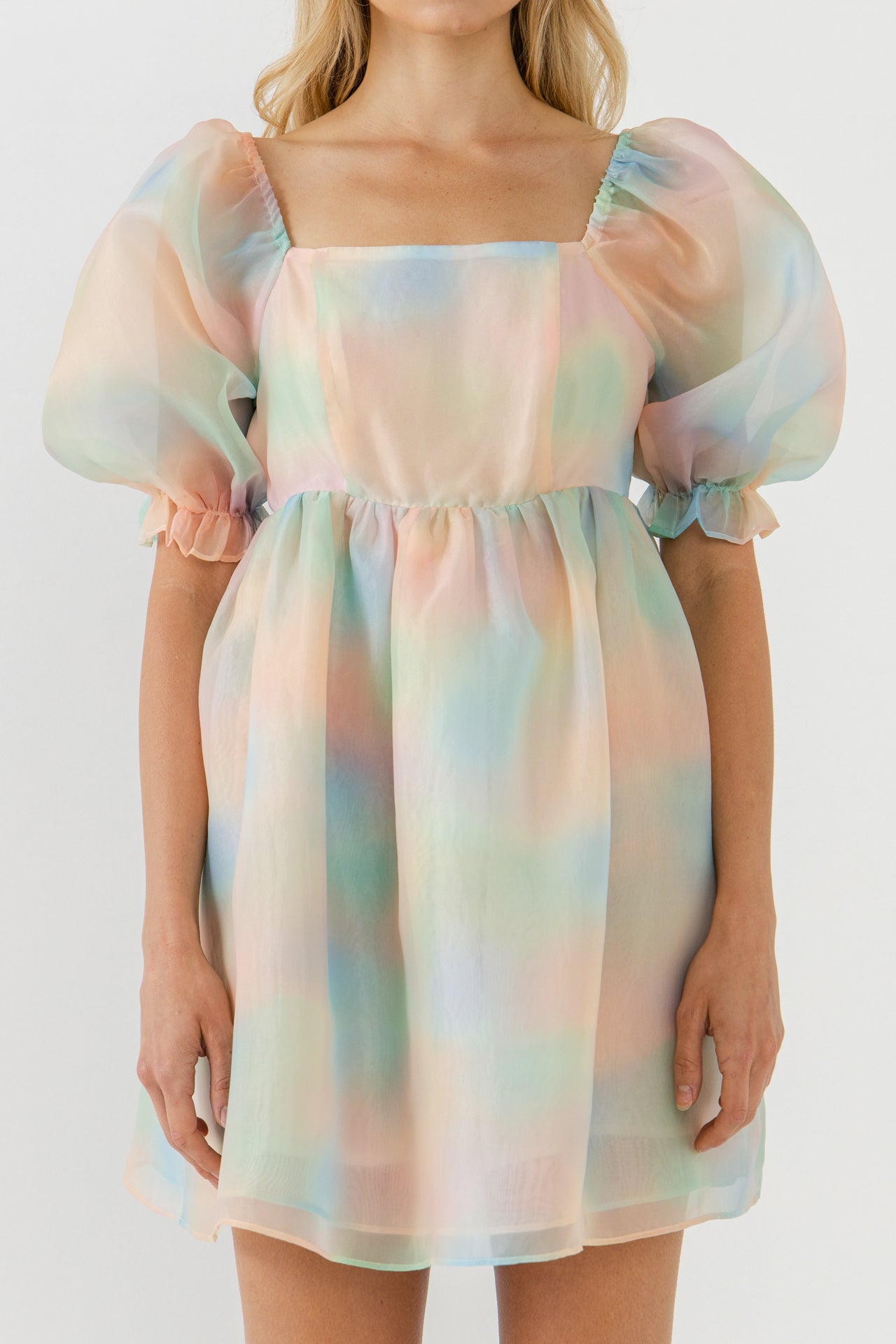ENDLESS ROSE - Ombre Puff MIni Dress - DRESSES available at Objectrare