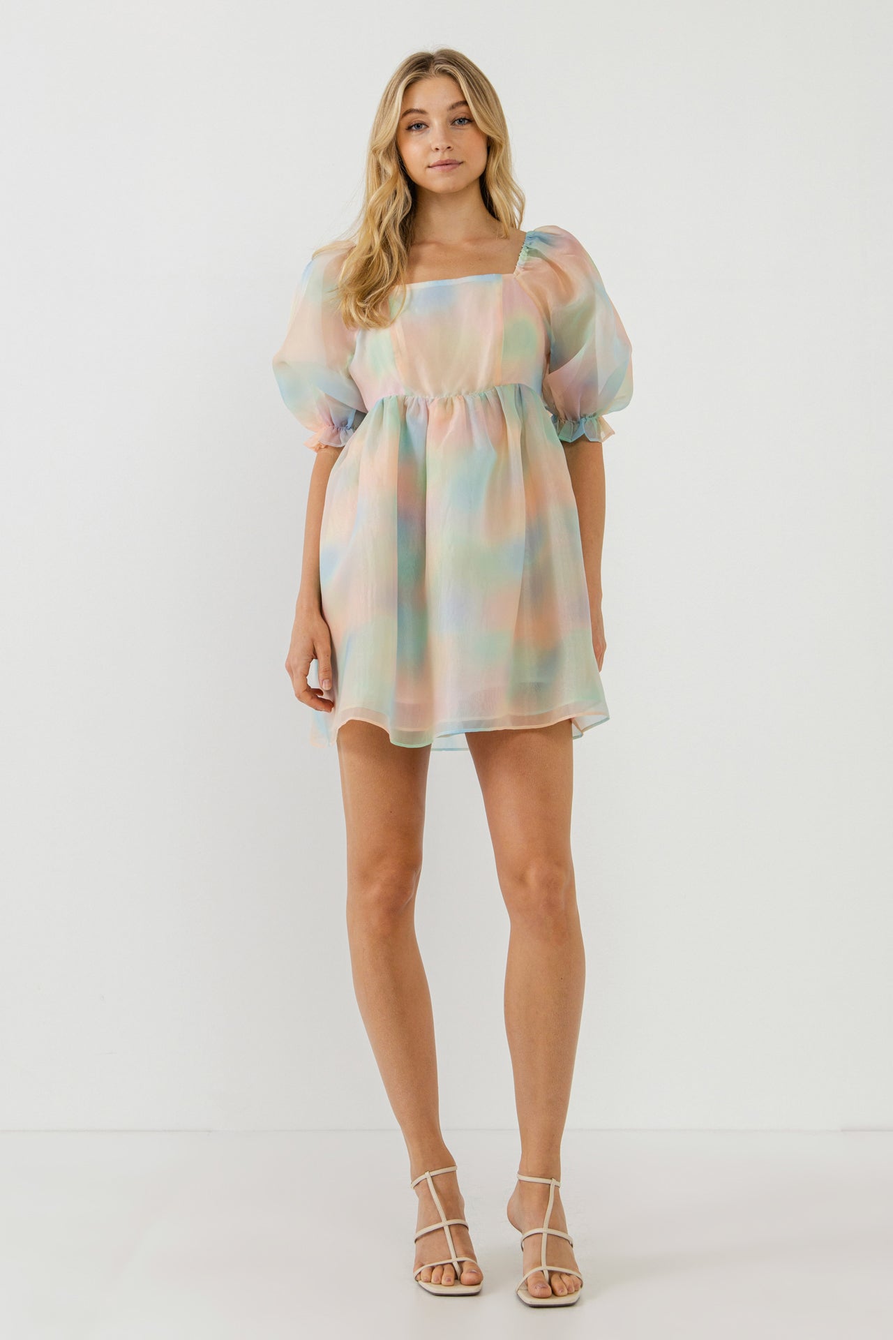 ENDLESS ROSE - Ombre Puff MIni Dress - DRESSES available at Objectrare