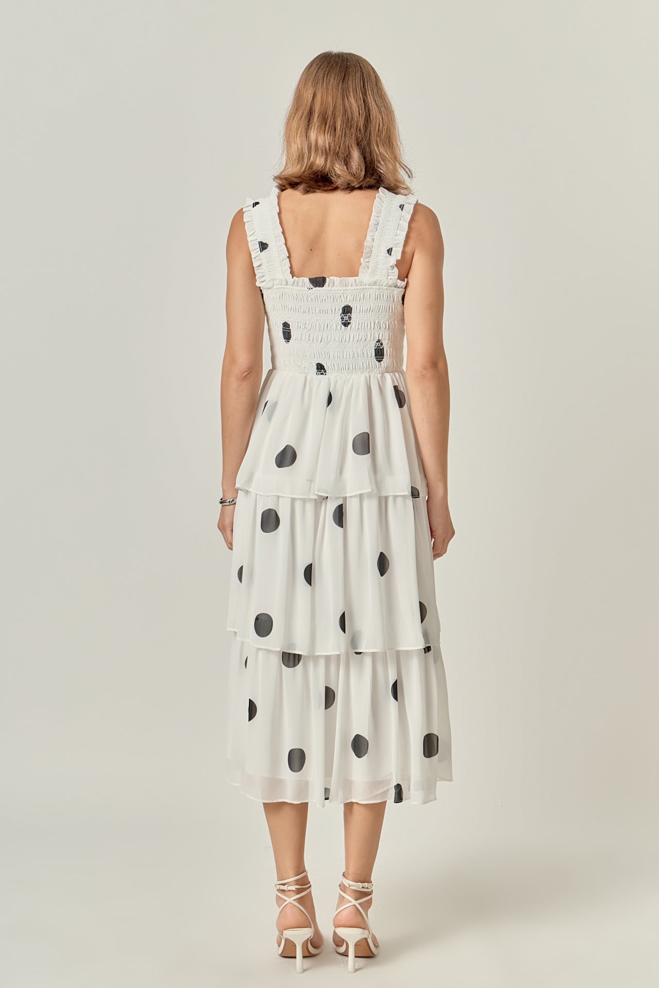 ENGLISH FACTORY - Polka-dot Midi Dress - DRESSES available at Objectrare